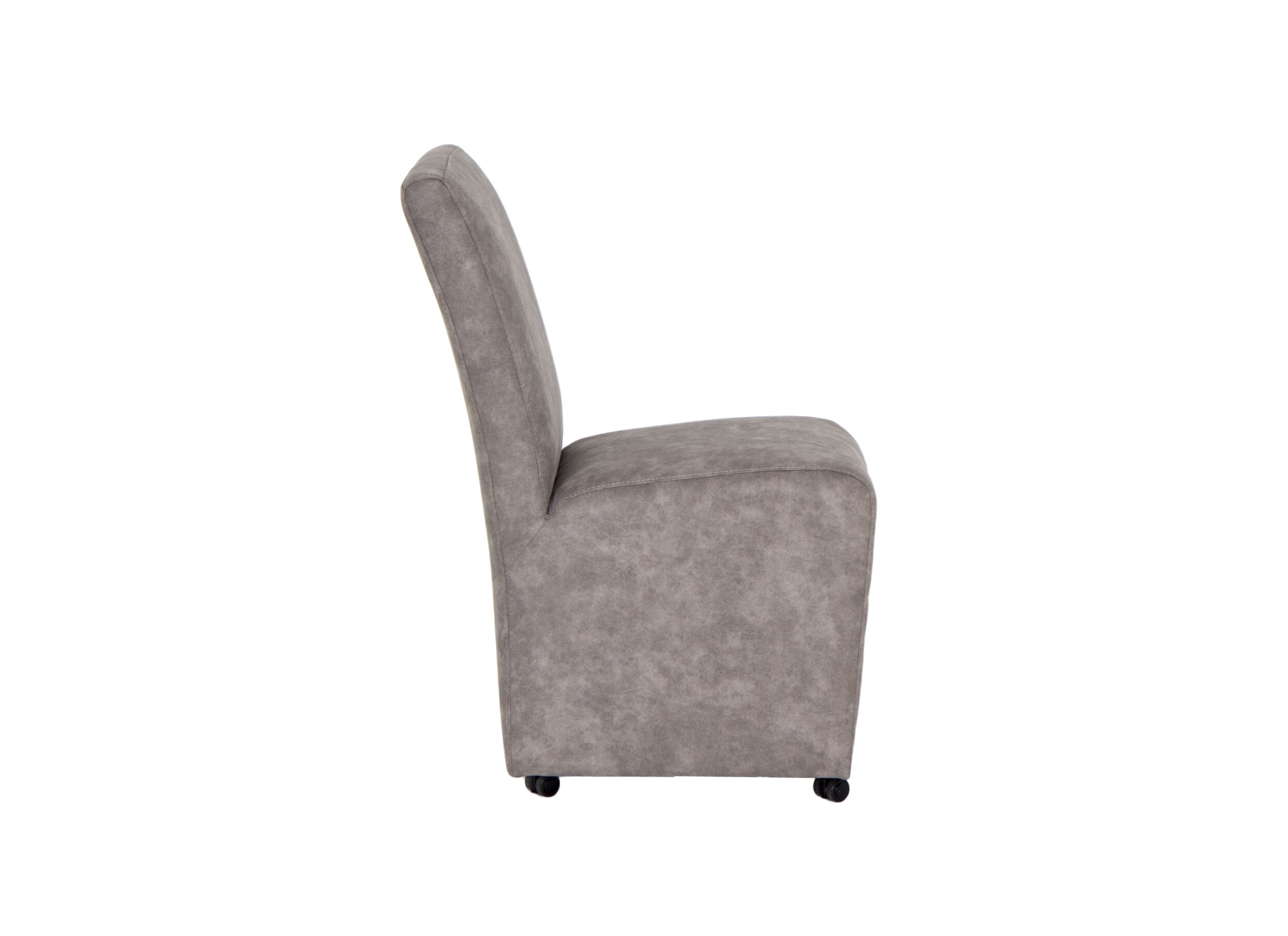 Stoel Oliver 50x70x94,5cm - stof - zilvergrijs