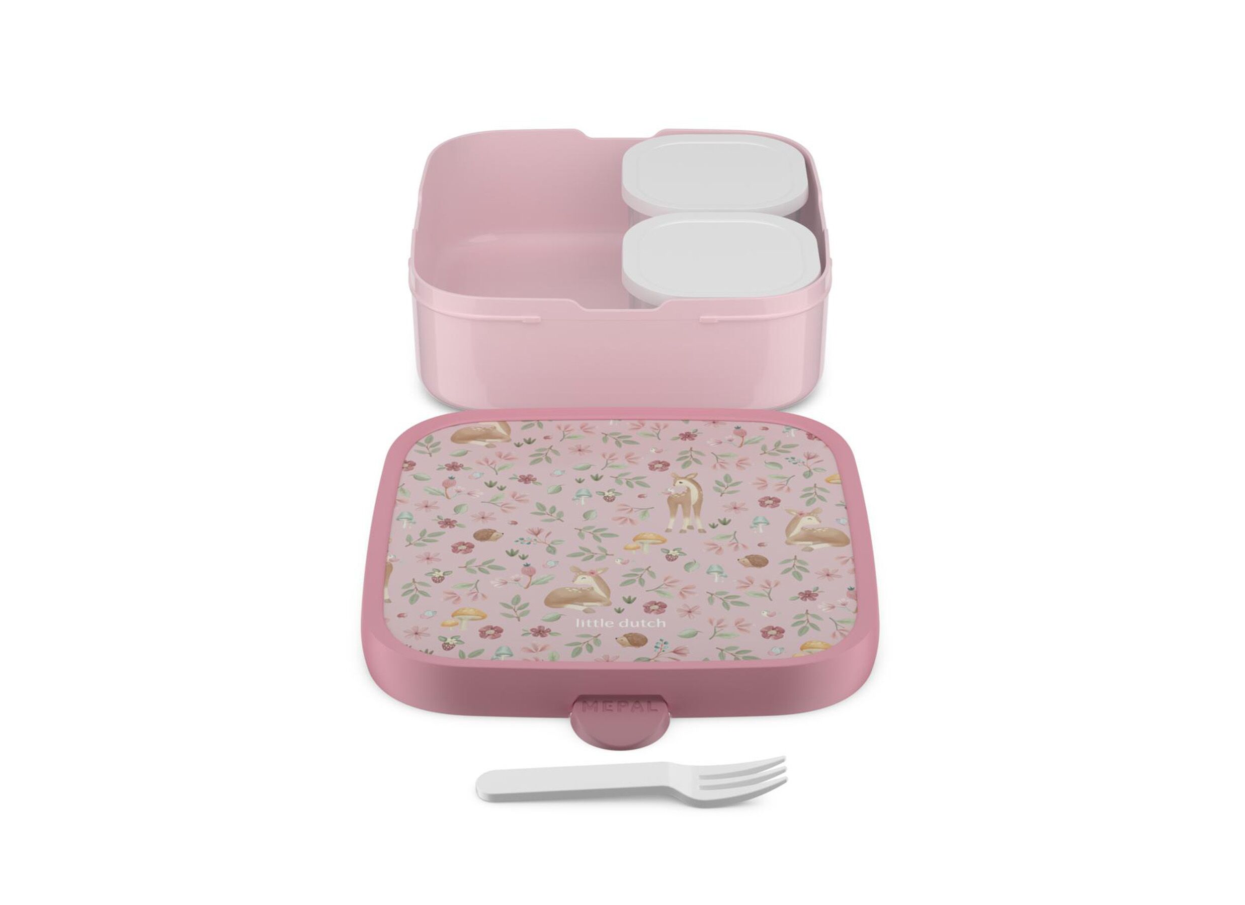 Indeling - Lunchbox Bento groot Campus 1250ml - kunststof - fairy garden