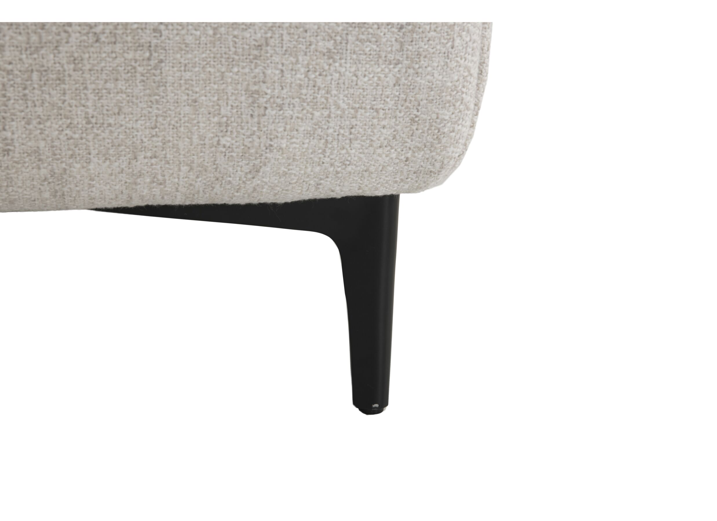 Detailfoto - Hoeksalon Knight 317x255cm - stof - beige met relax