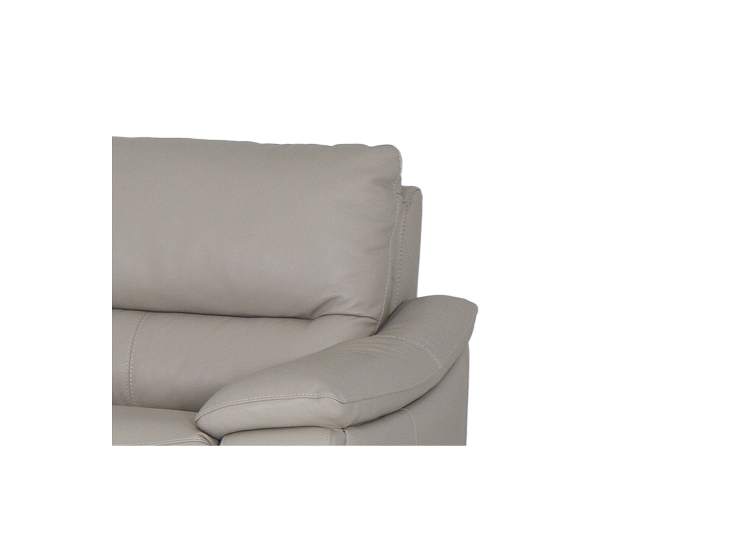 Detailfoto - Zetel Elegy 2-zit - leder - grijs