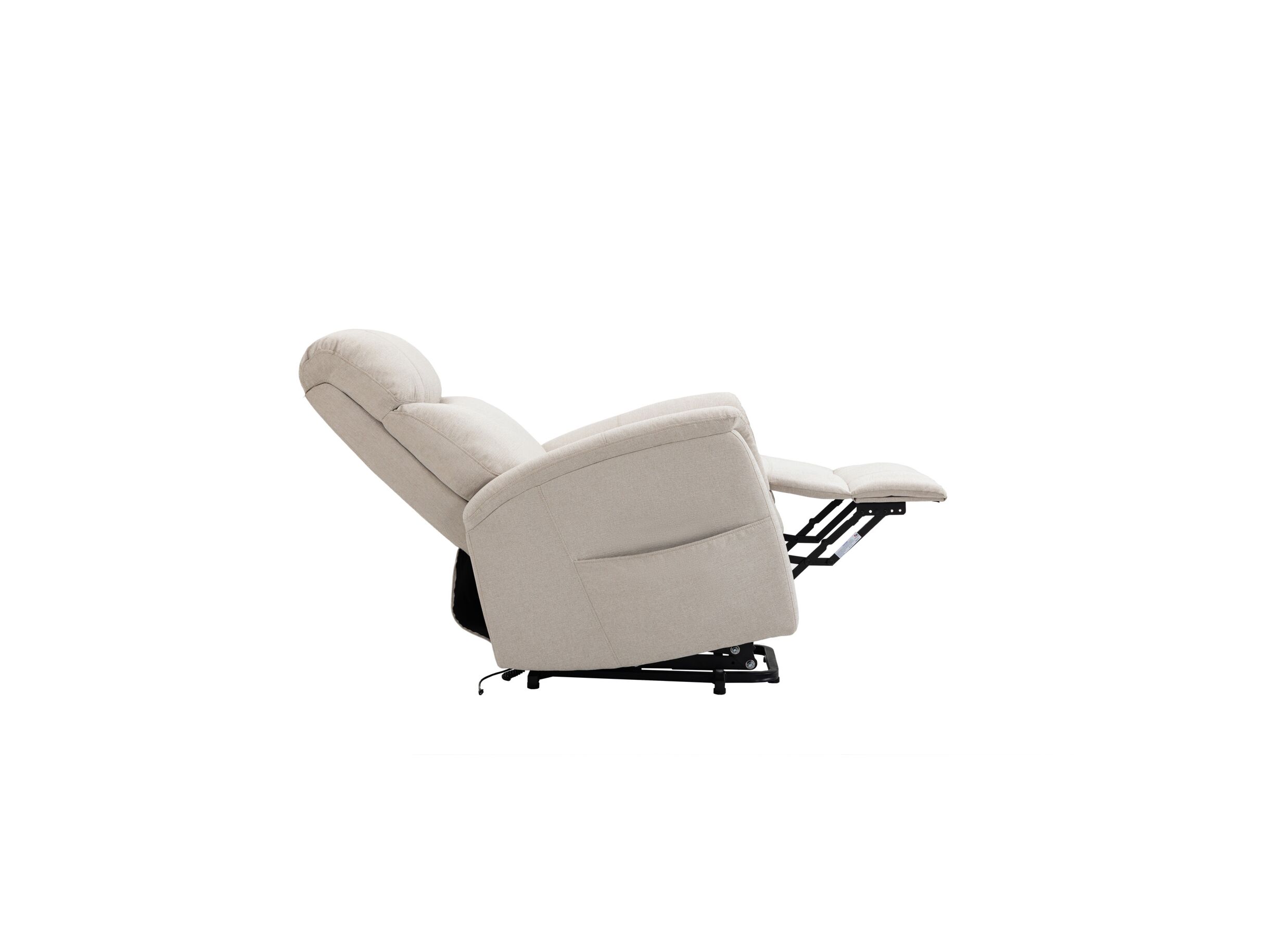 Relaxzetel Hypnos elektrisch stof beige