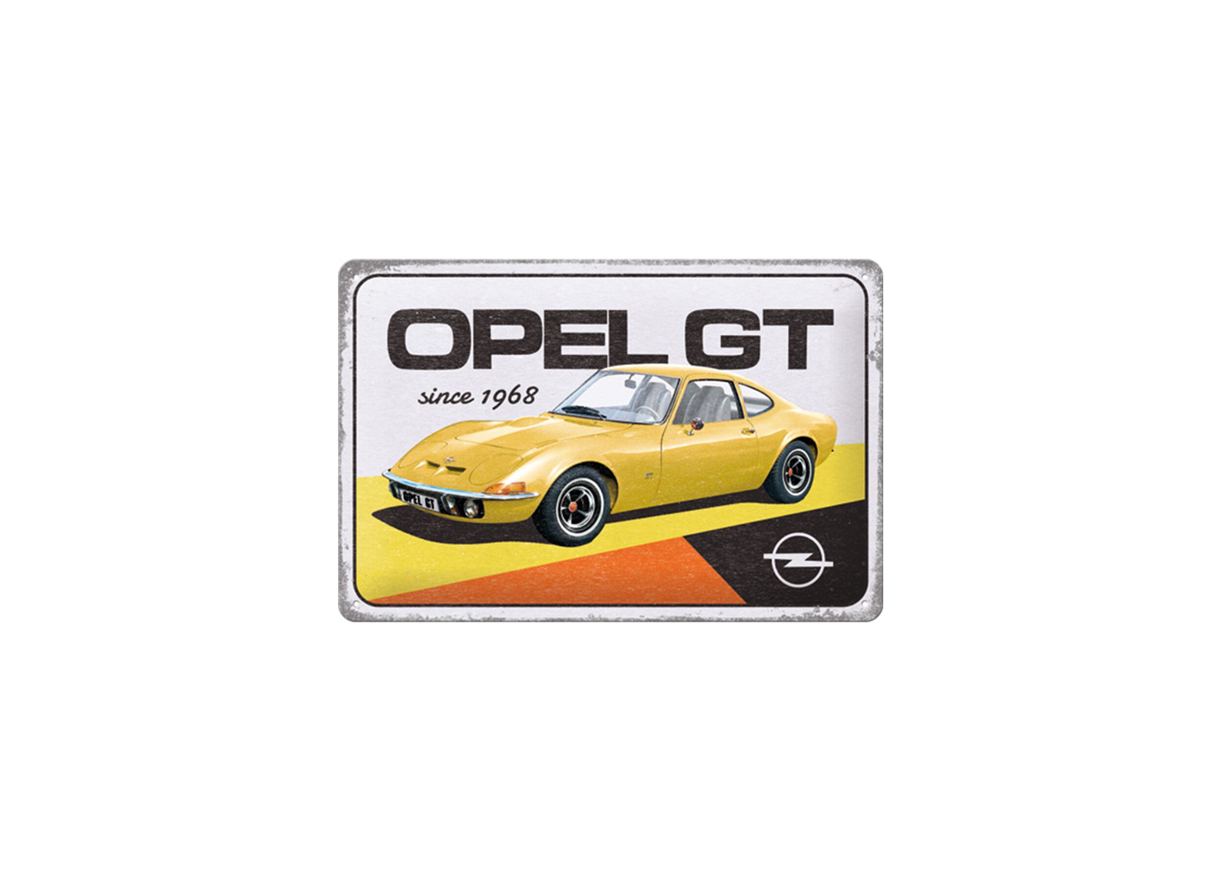 Plaque 20x30cm Opel GT - Plaque 20x30cm Opel GT