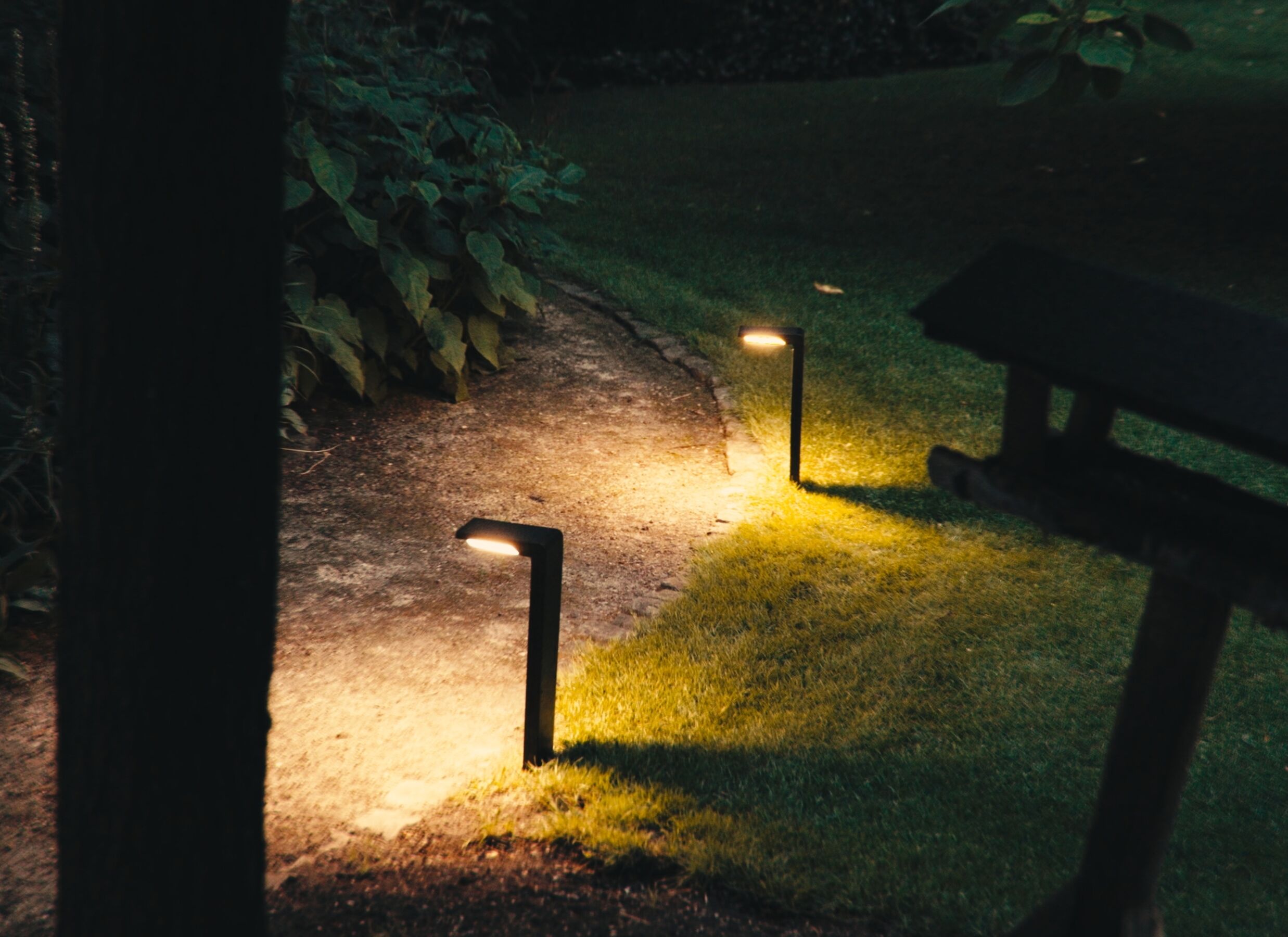 Sfeerfoto - Solar Priklamp Arie H42cm - ABS - zwart