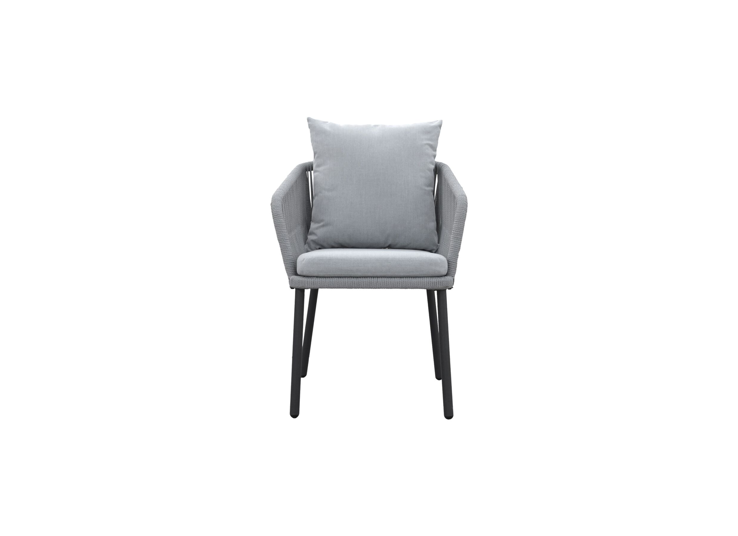 Chaise de jardin Narva métal/fissu gris
