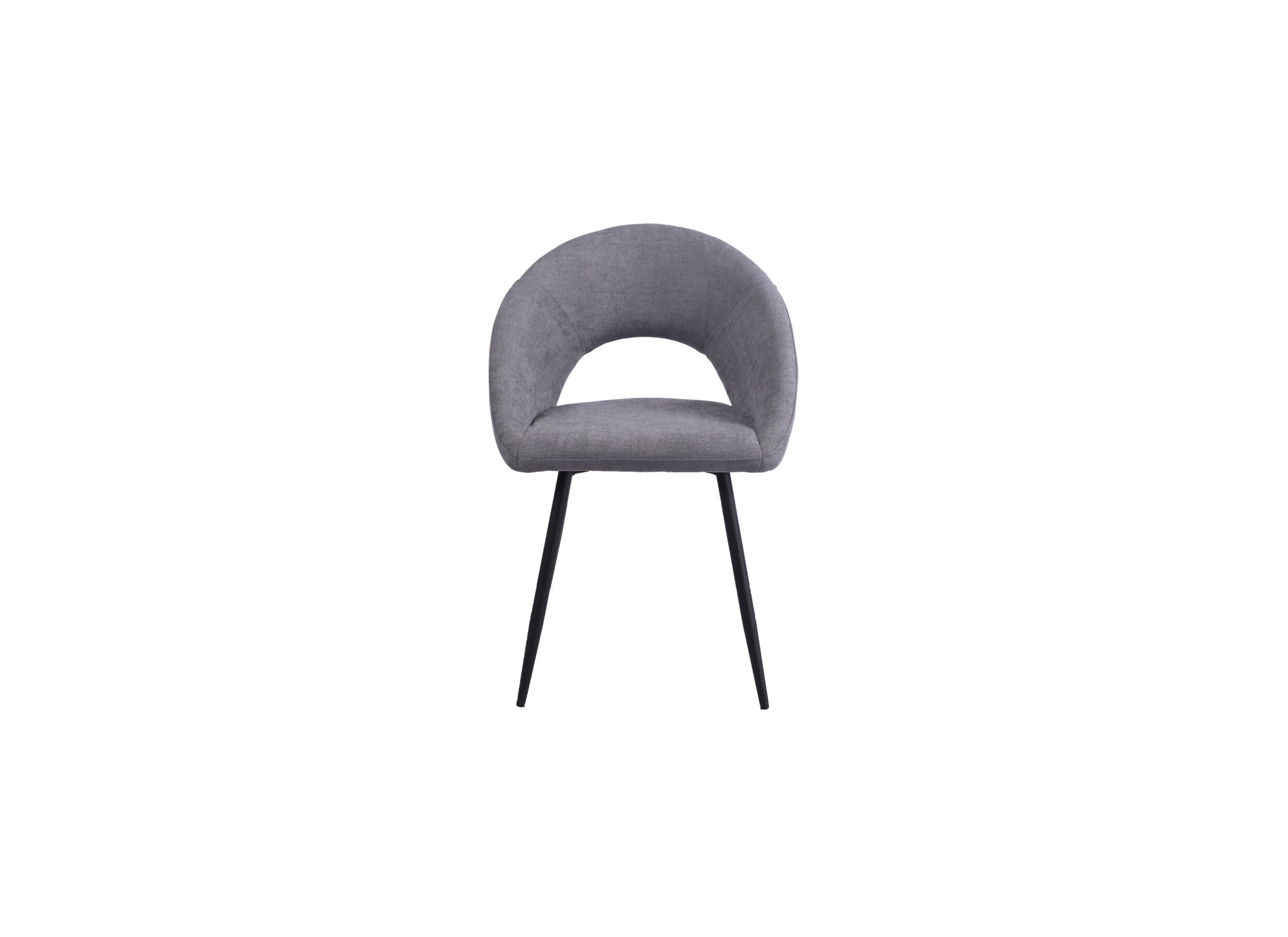 Stoel Imago 57,5x54,8x82,5cm - stof - donkergrijs