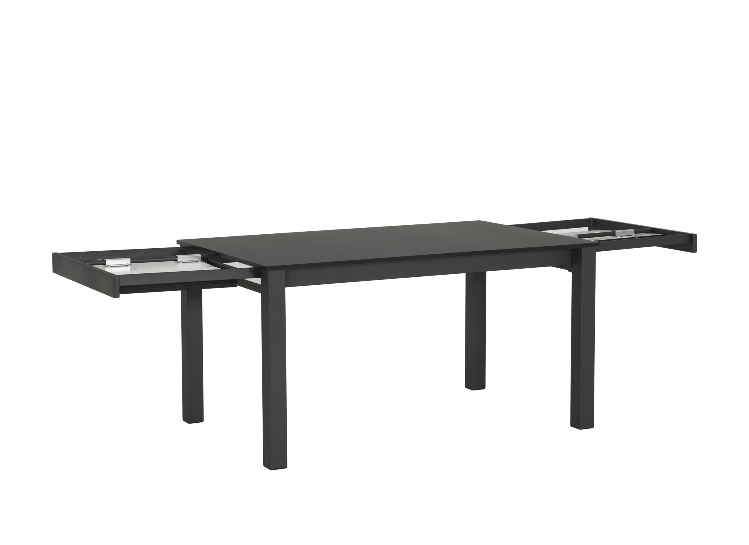 Tafel Alicante 150/200/250x90cm - HPL - zwart