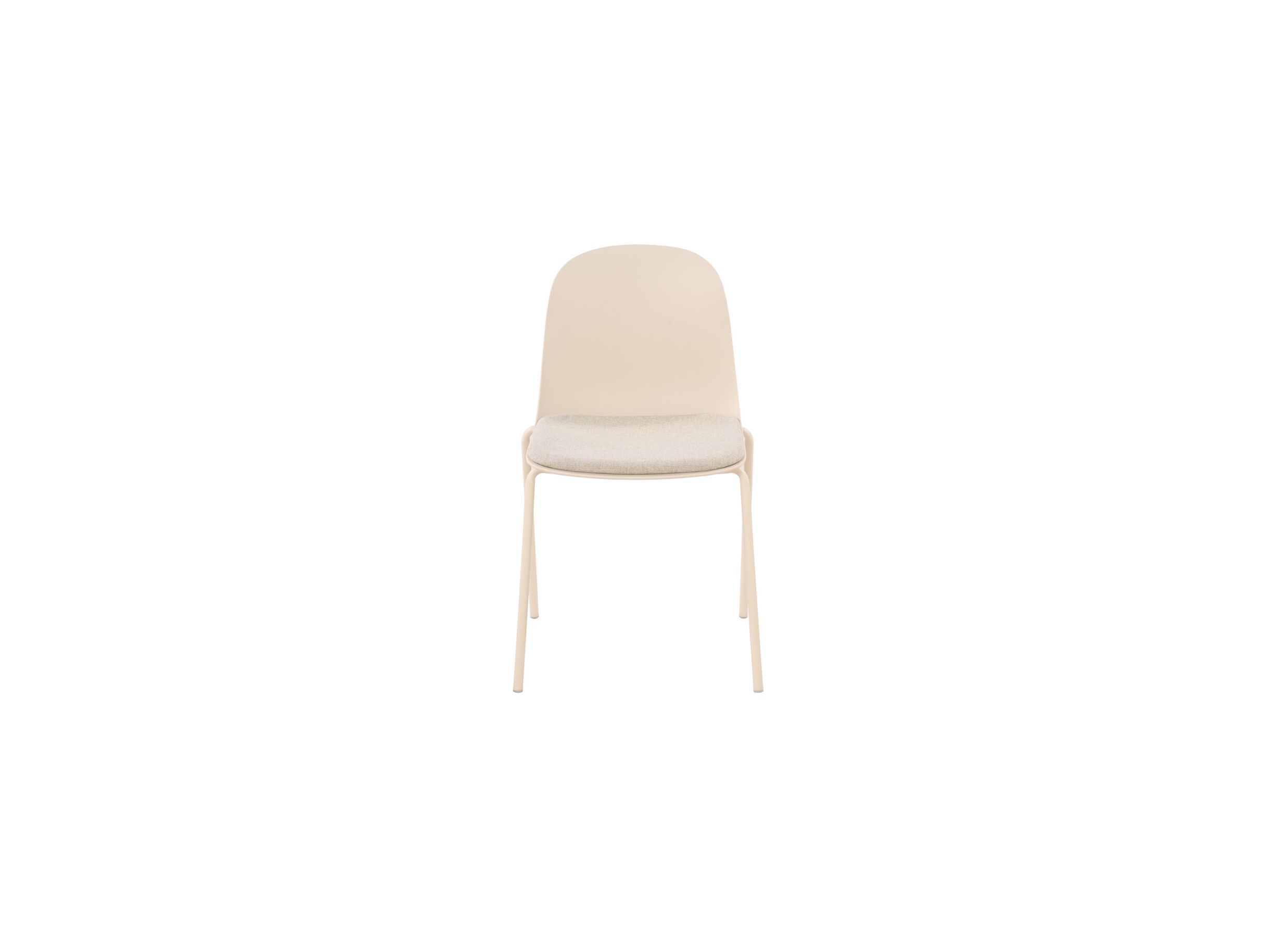 Overzichtsfoto - Stoel Finch 49x51,5x84,5cm - kunststof - cream