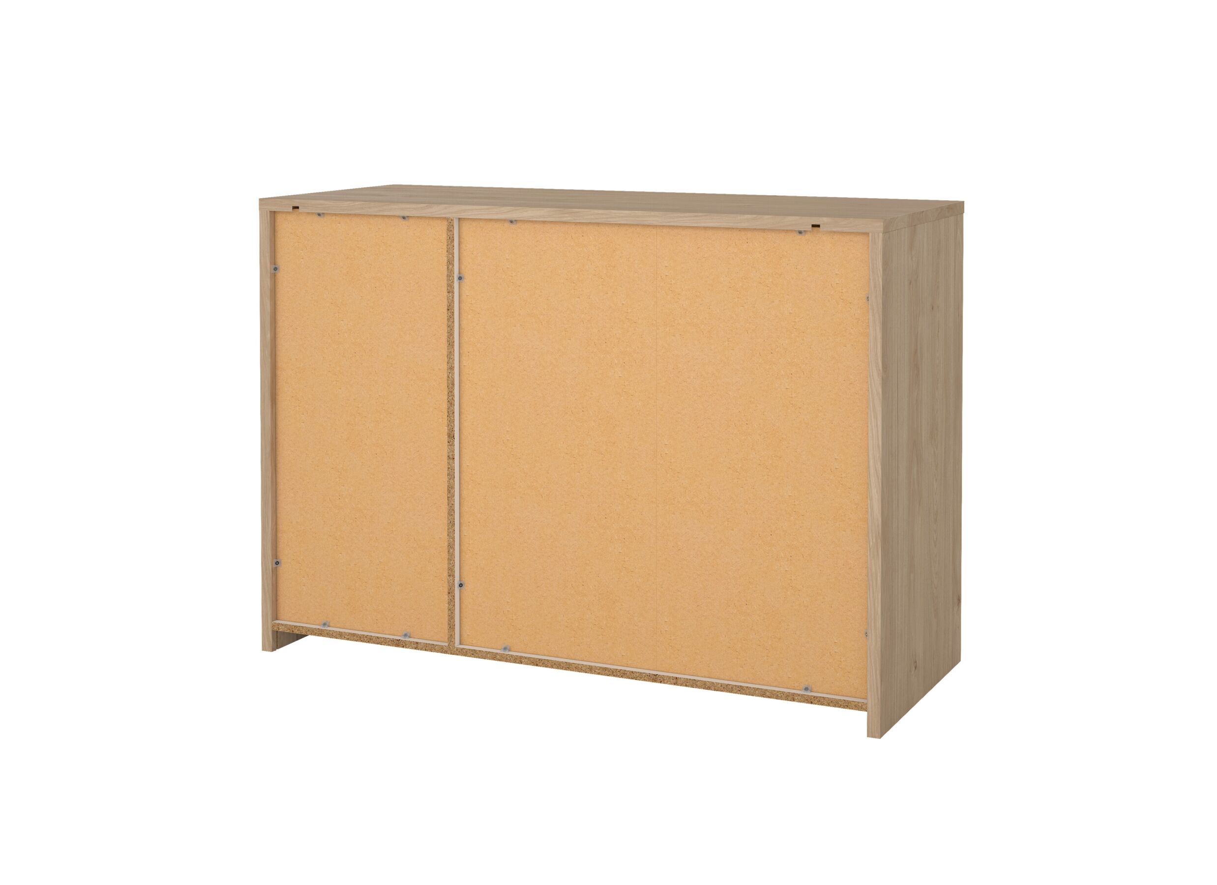 Overzichtsfoto - Commode Next 119x48x84cm - decor - wit/jackson hickory