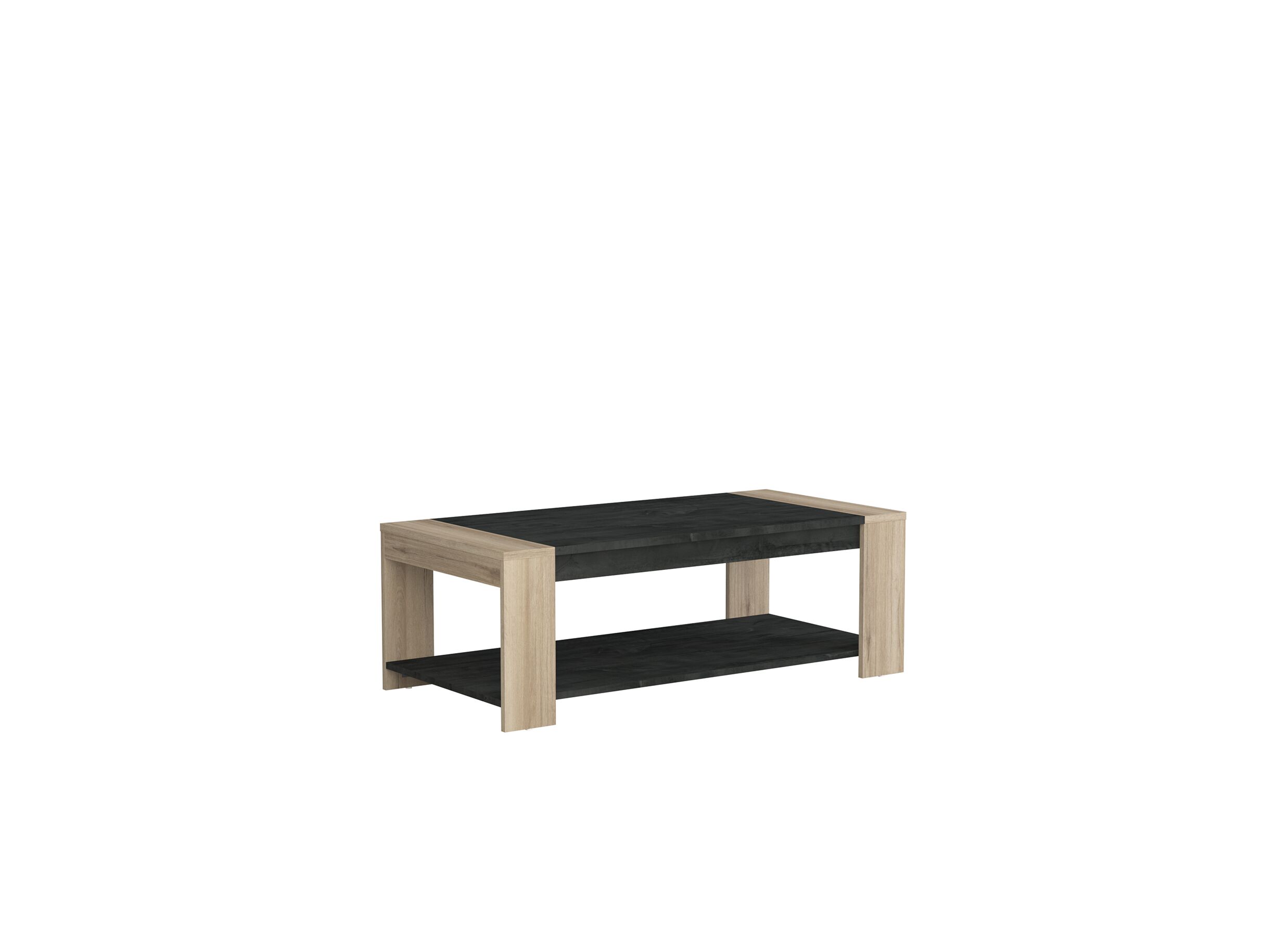 Salontafel Sheffield 110x53cm - decor - licht eik & sidewalk