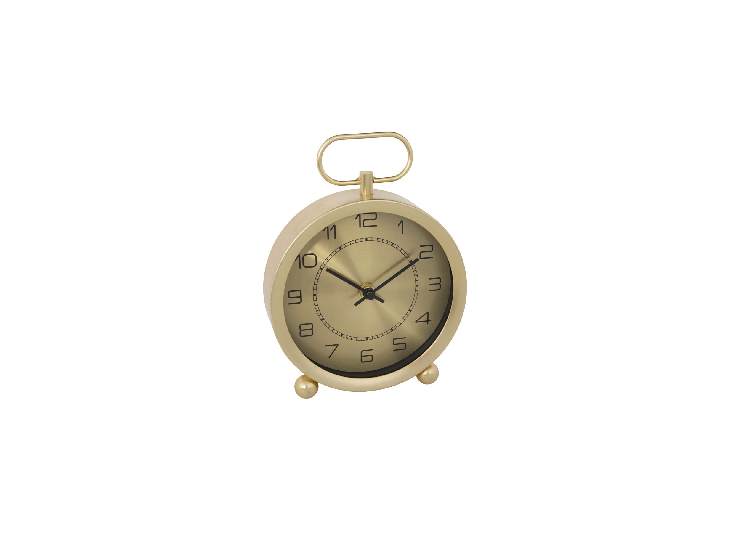 Wekker Irina H19cm - metaal - goud - Réveil Irina H19cm - métal - or