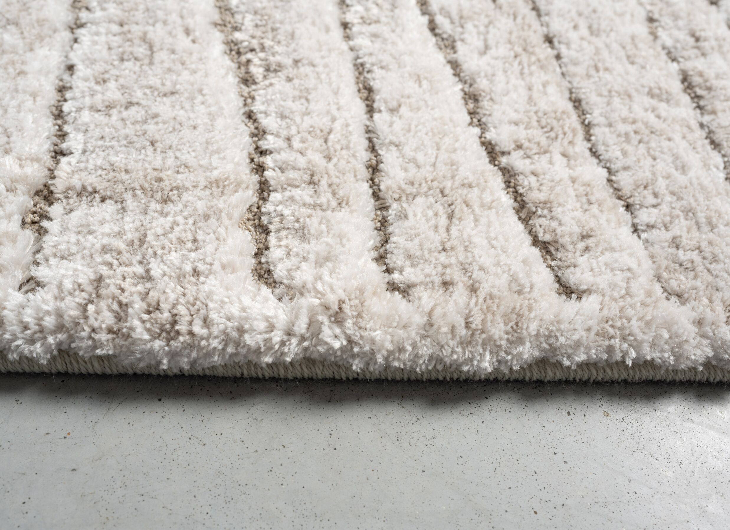 Detailfoto - Tapijt Madagaskar 200x290cm - poleystervezel - beige