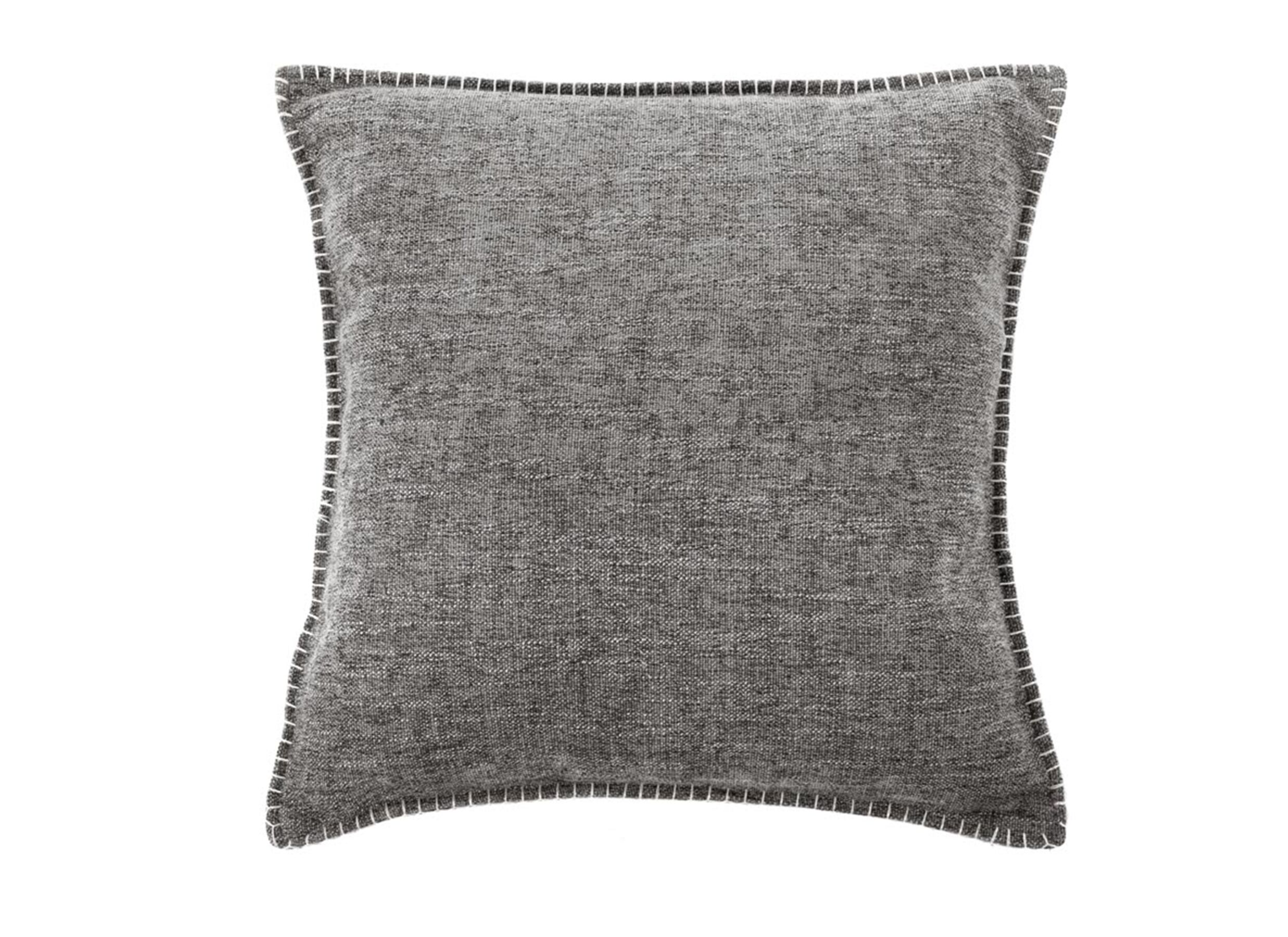 Coussin Damian 45x45cm dark grey - Coussin Damian 45x45cm - tissu - dark grey