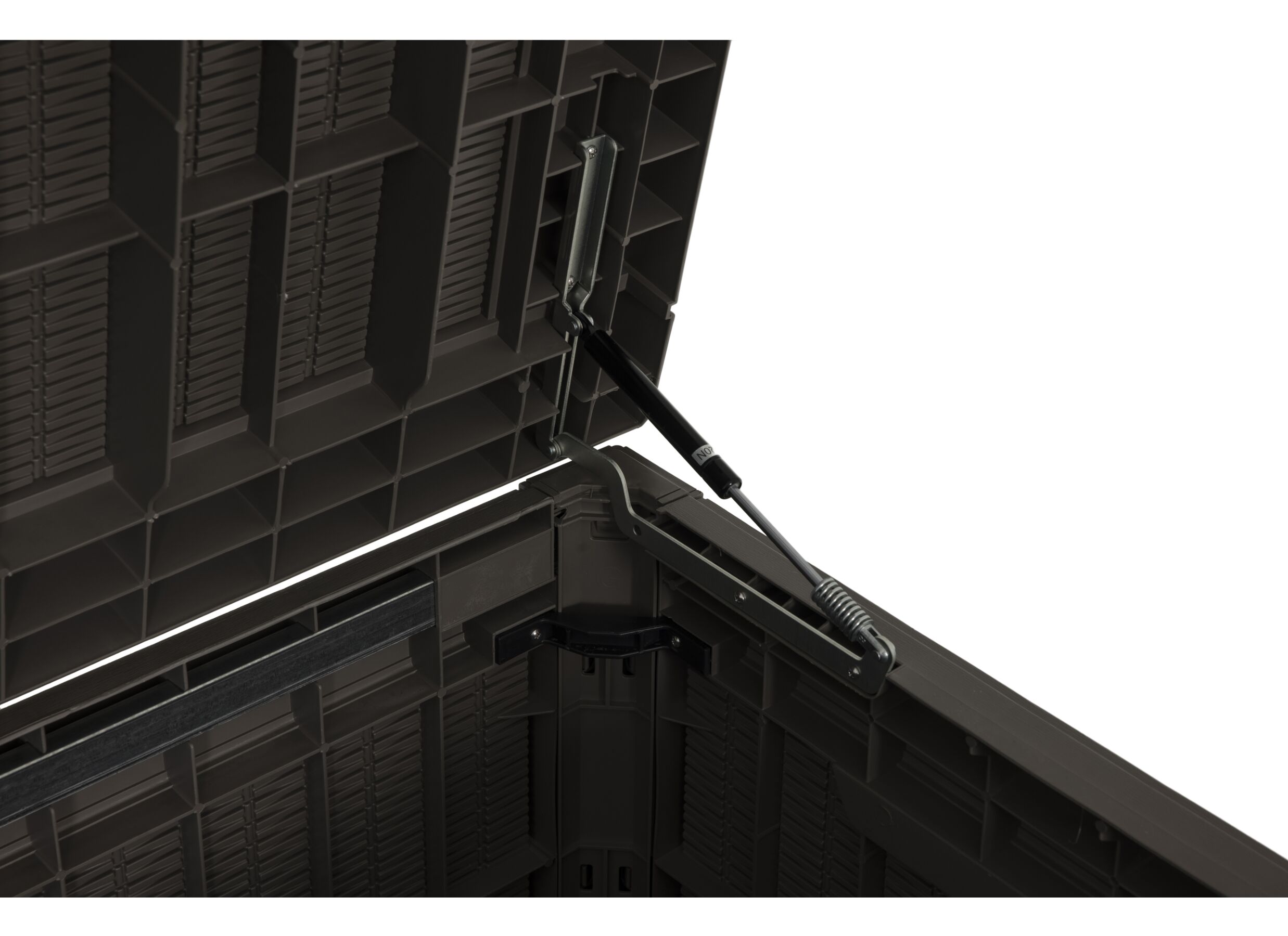 Detailfoto - Opbergkoffer 980L 172x81,8x85,5cm - kunststof - taupe