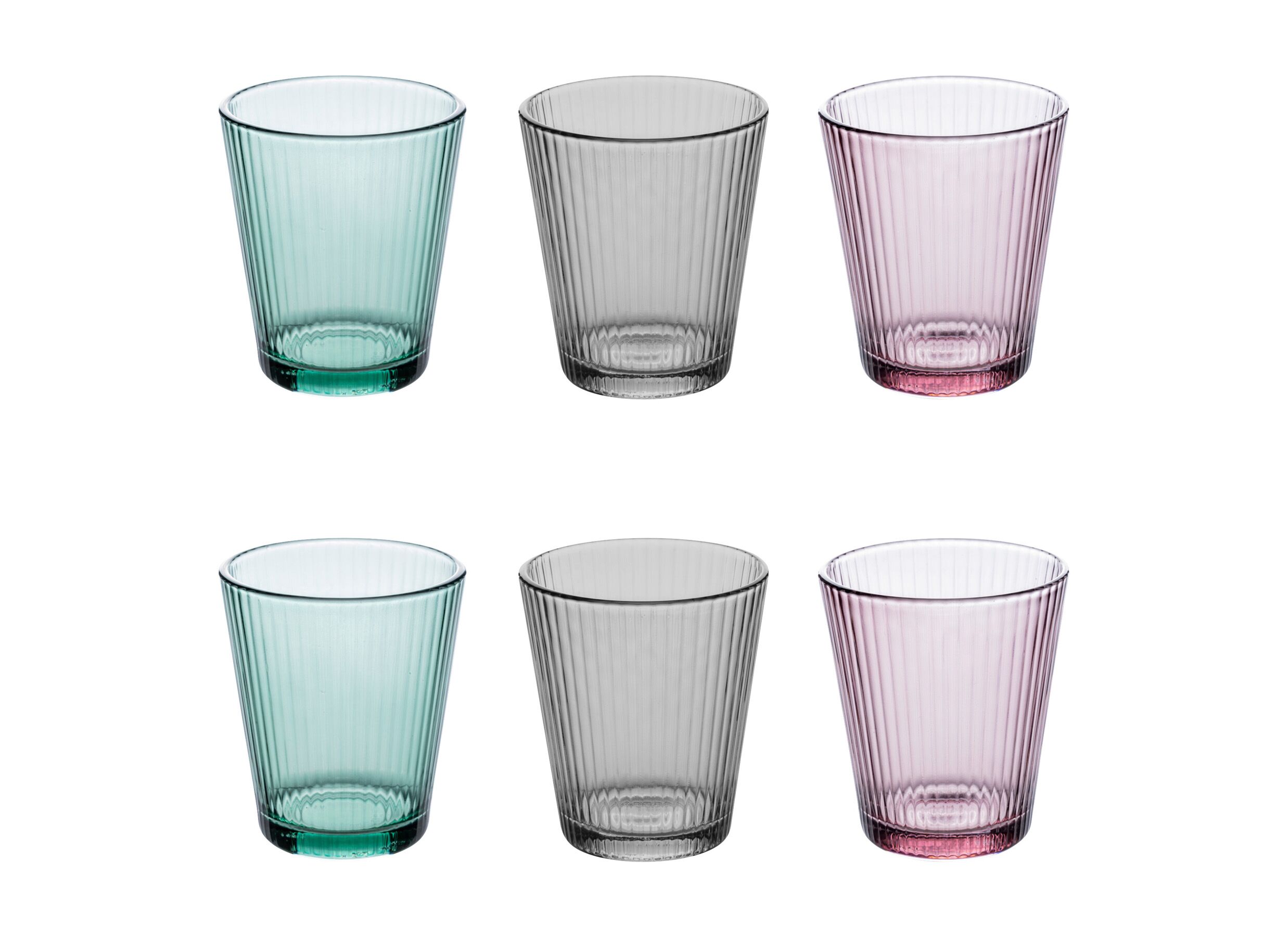 Glas Mal'eau 34cl - glas - multicolor set van 6 - Verre Mal'eau 34cl - verre - multicolor lot de 6