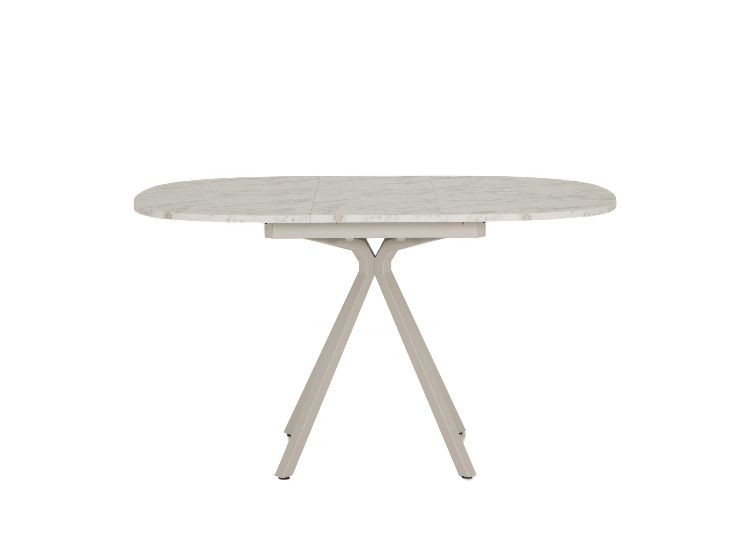 Aperçu - Table de bar Onyx Ø120cm - décor - carrara creamy & sand
