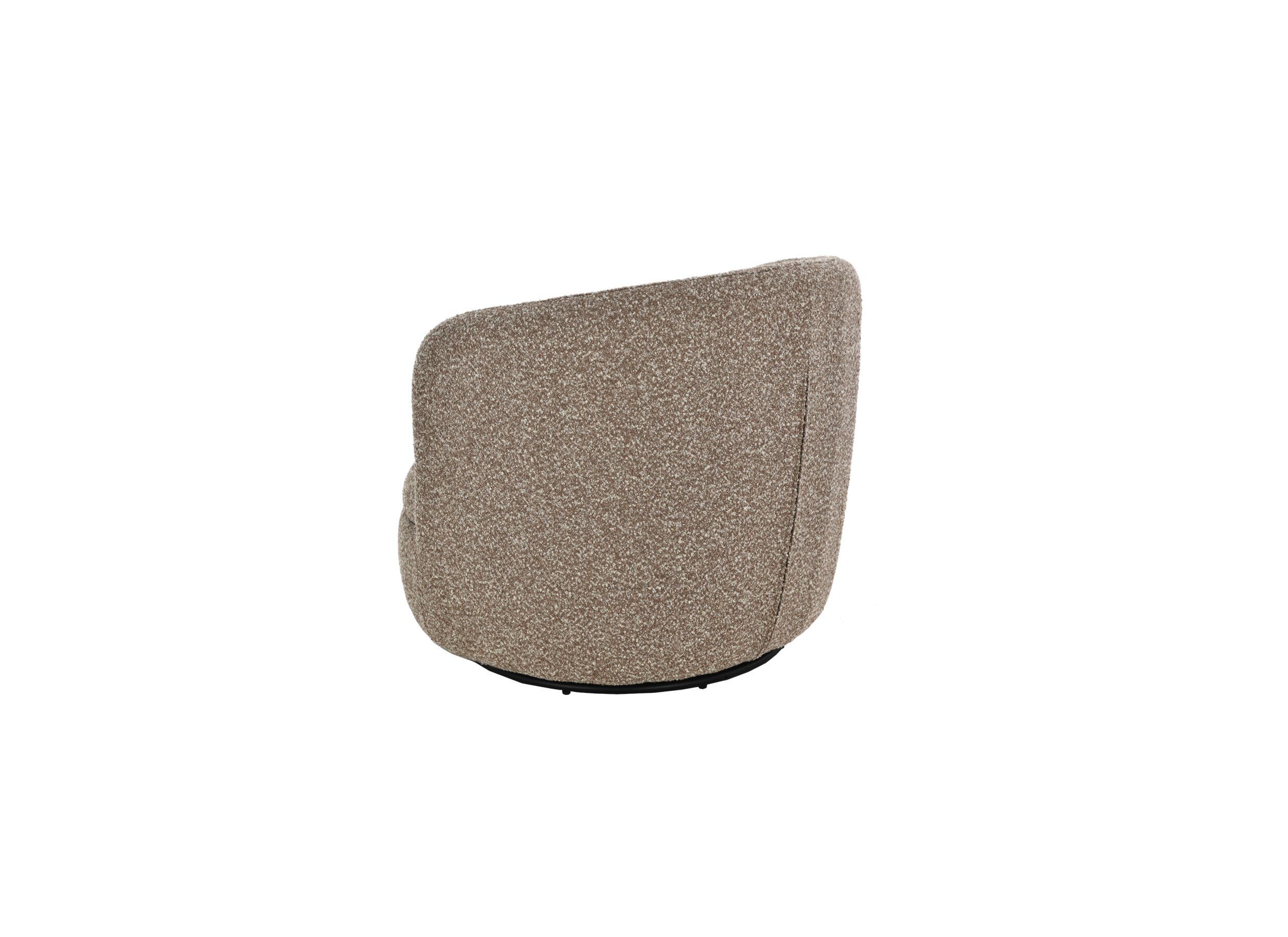 Overzichtsfoto - Draaifauteuil Grace 75x83x84,5cm - polyestervezel - bruin