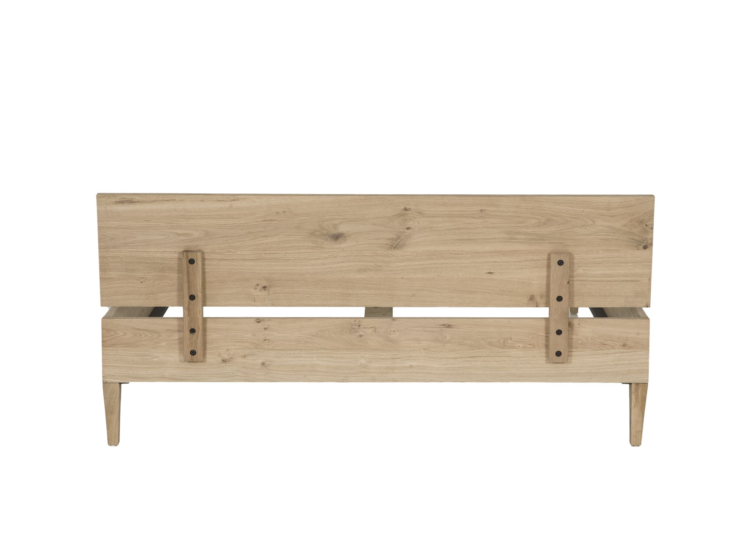 Aperçu - Lit Notte 180x200cm - chêne massif & placage - naturel