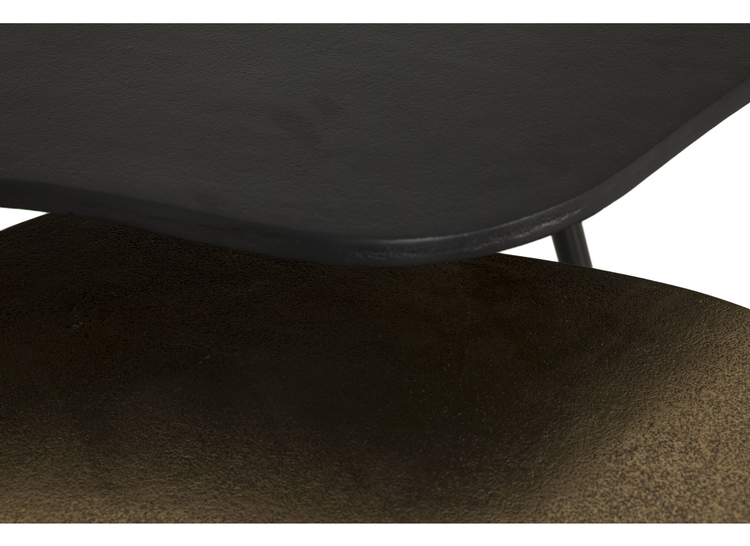 Detail - Table basse Organic set de 2 - aluminium