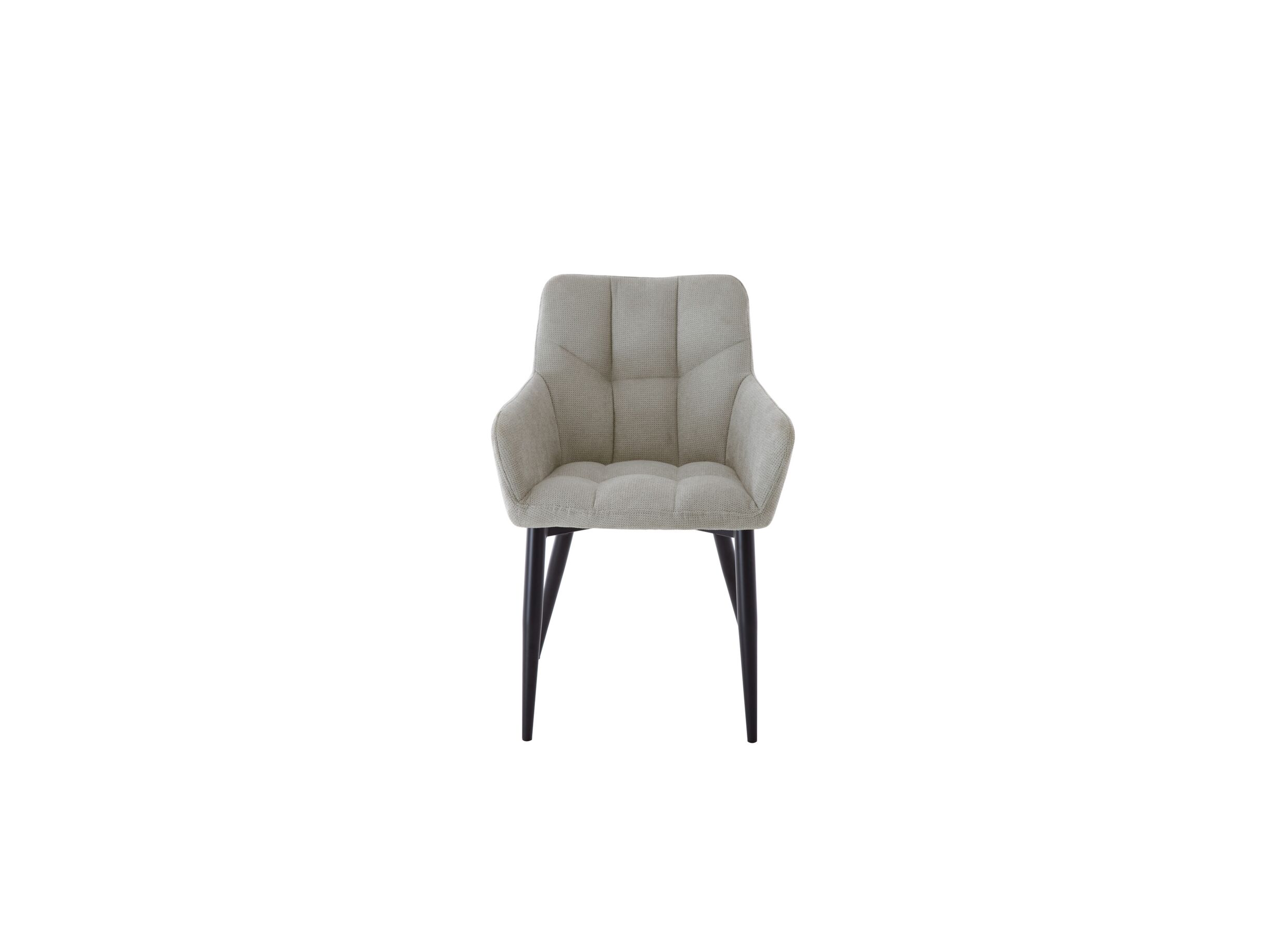 Overzichtsfoto - Fauteuil Conan 61x56x84cm - stof - lichtgrijs