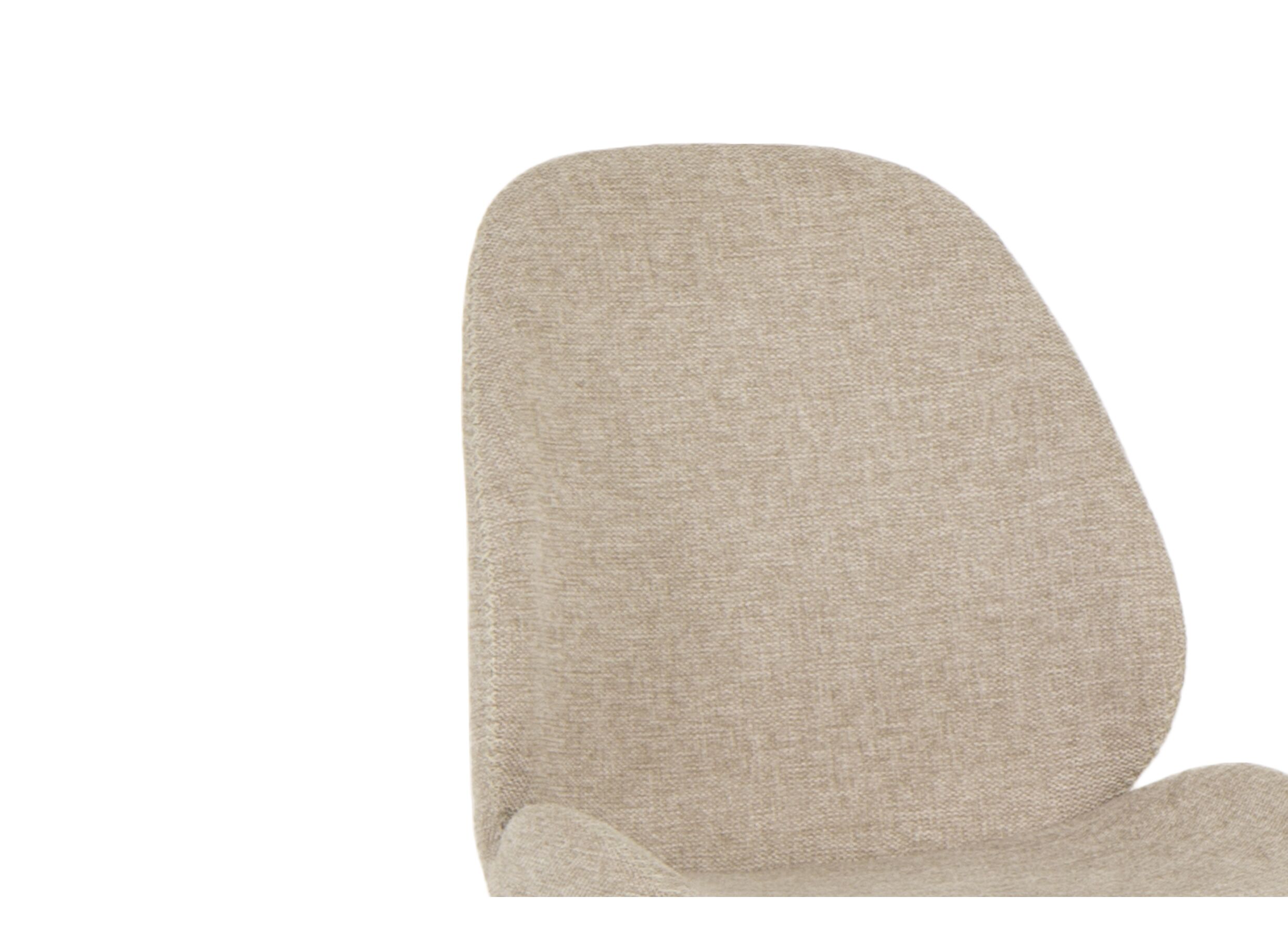 Chaise Patti 49x53x87cm - tissu - beige