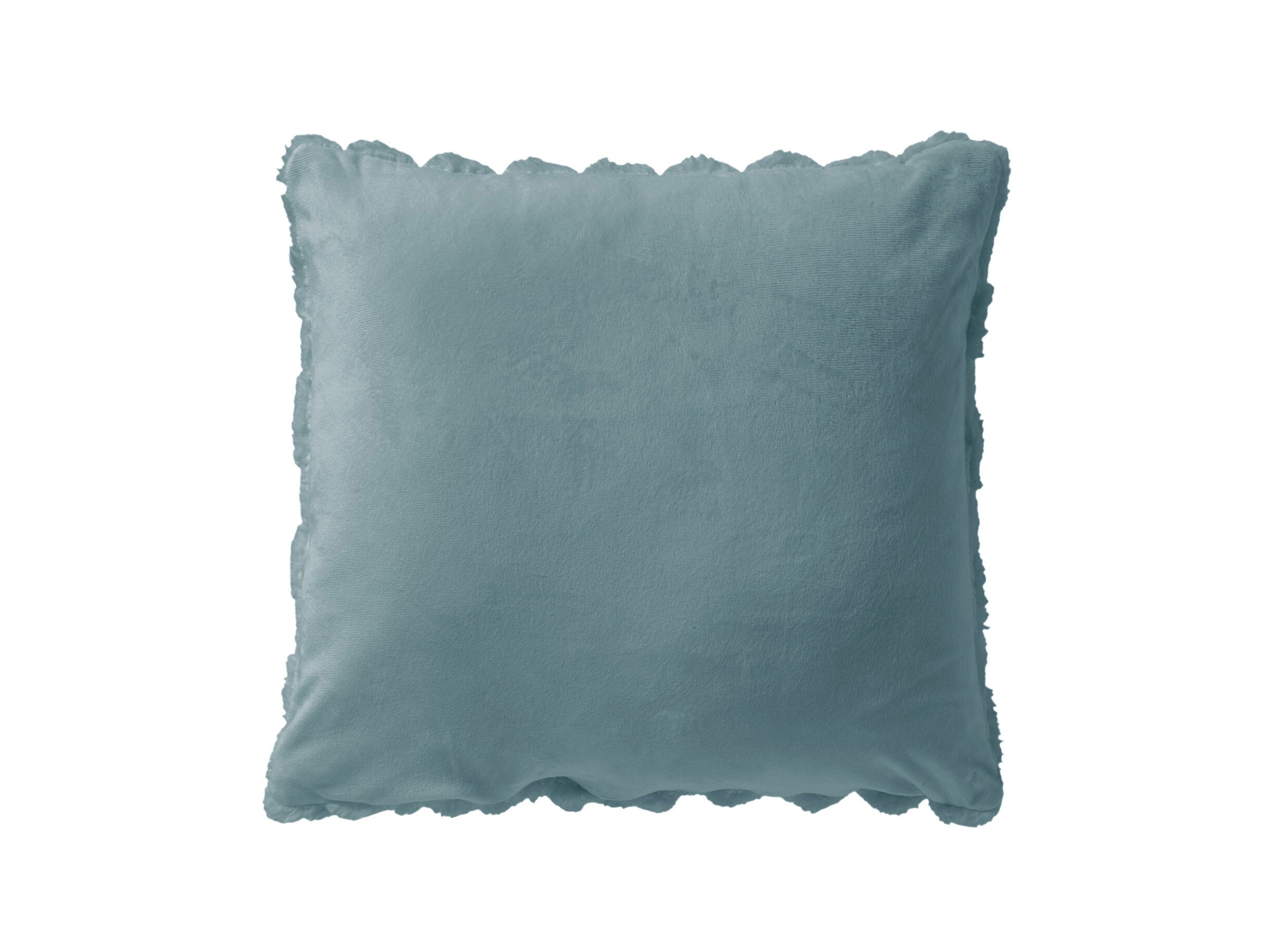 Detail - Coussin Viva 45x45cm - polyester recyclé - sterling blue
