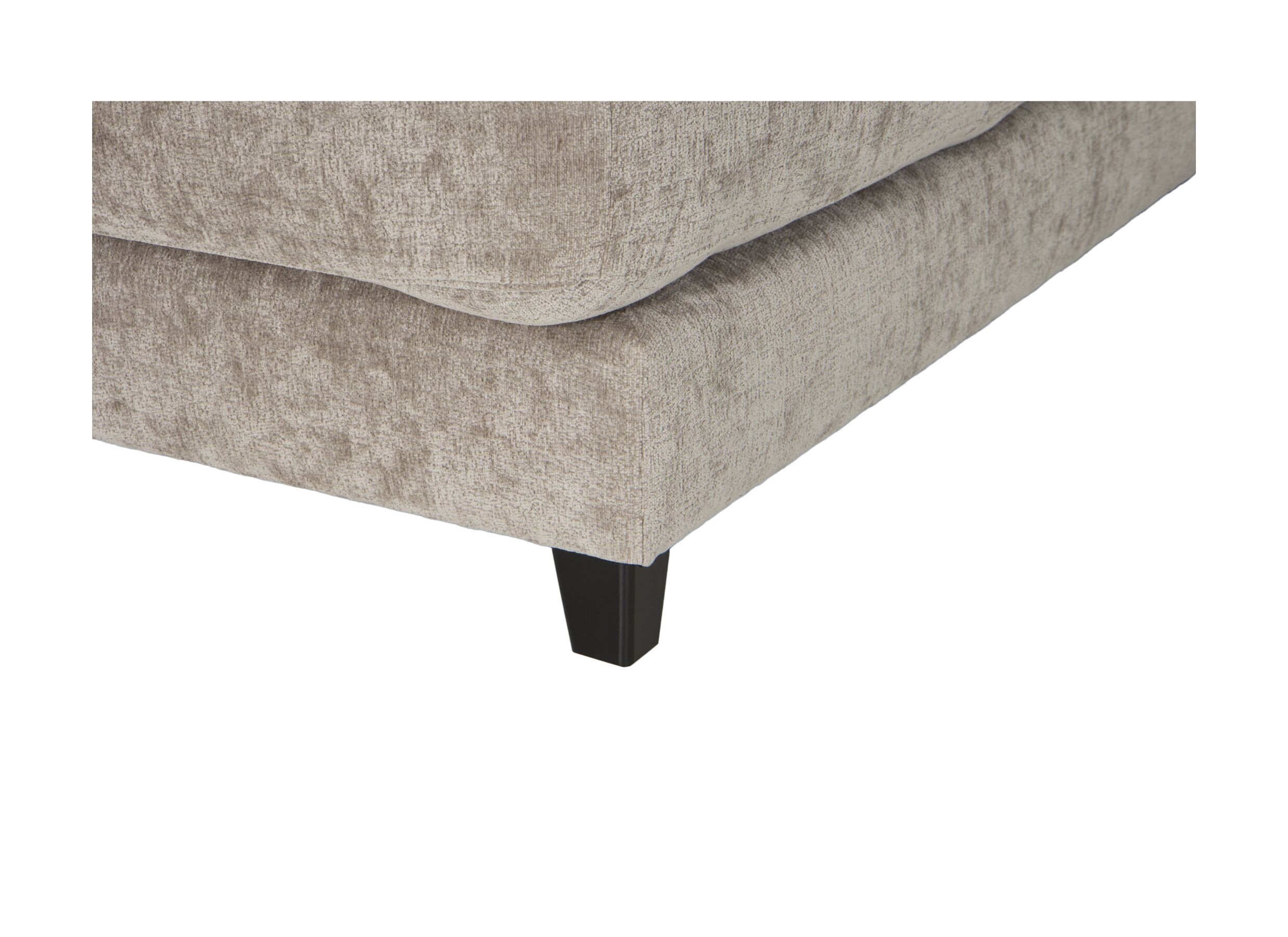Detailfoto - Hoeksalon Larvik 410x228cm - stof - beige