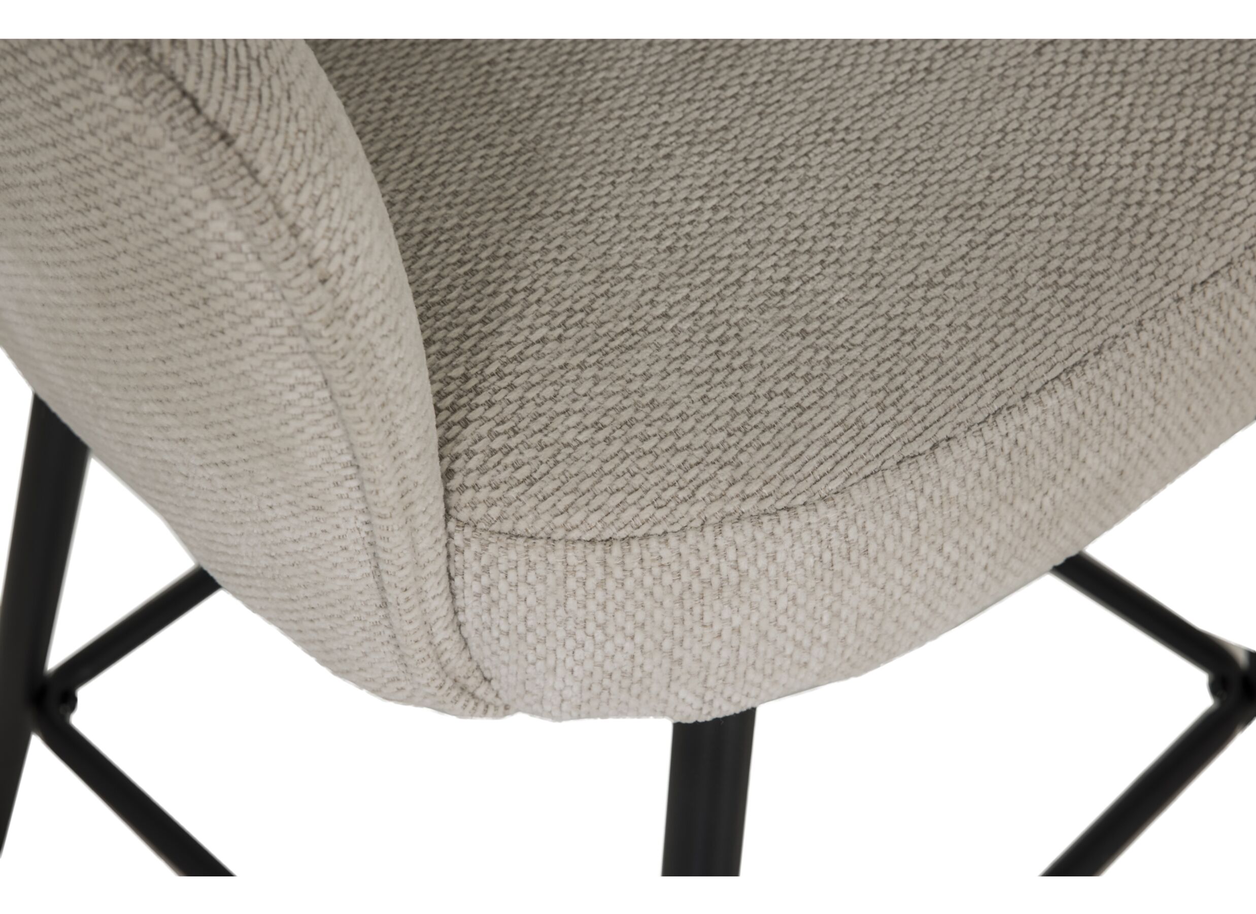 Detailfoto - Barstoel Bonzo ZH67cm - stof - lichtgrijs
