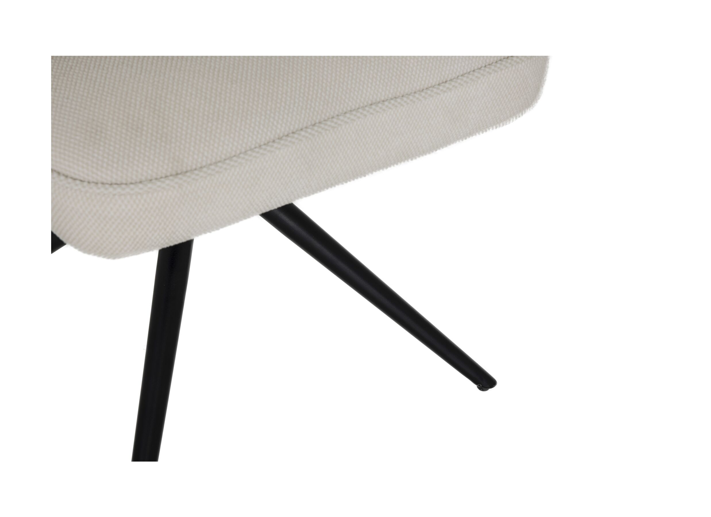 Detailfoto - Draaistoel Pareto 48x63x83,5cm - stof - beige