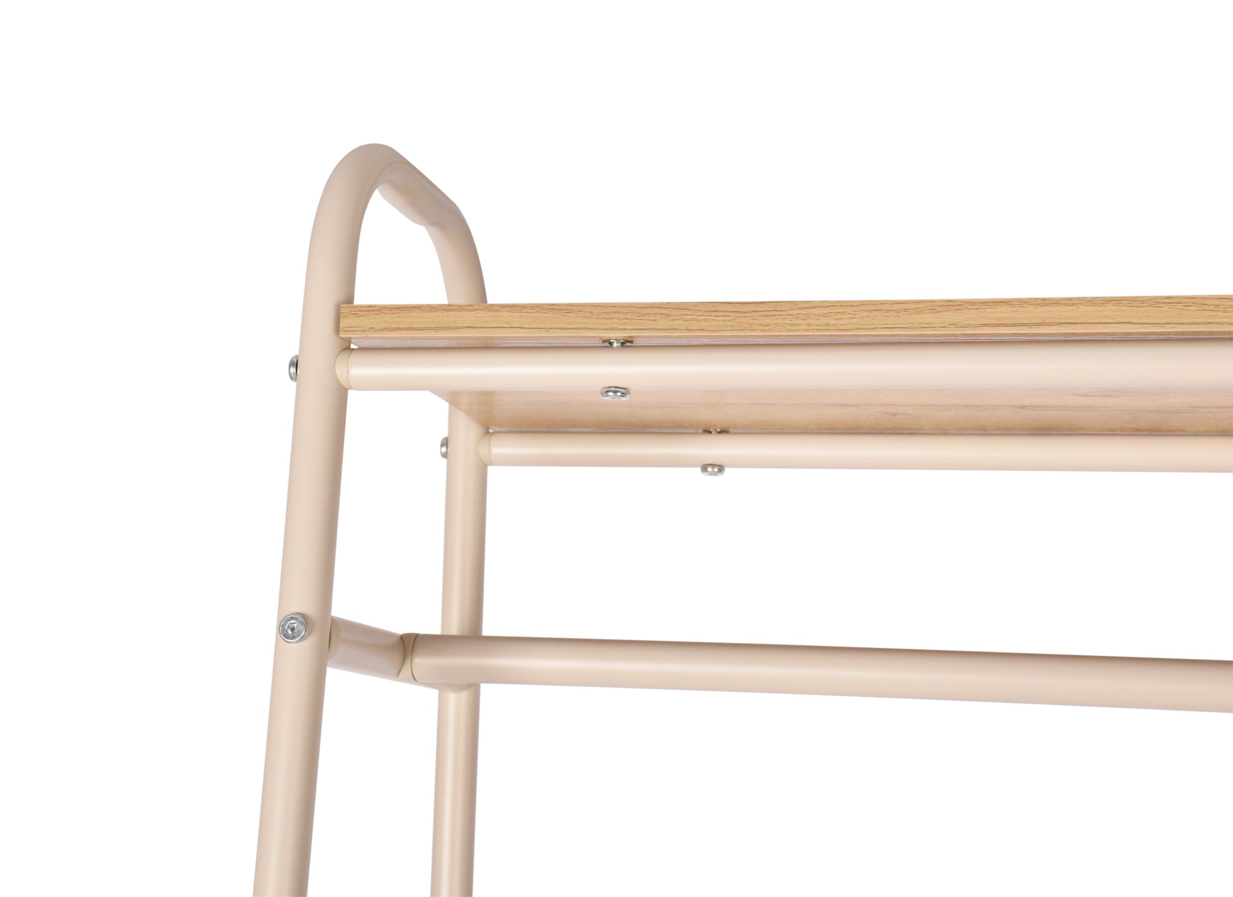 Detail - Portant Nightfall 80x40x180cm - métal & bois - beige