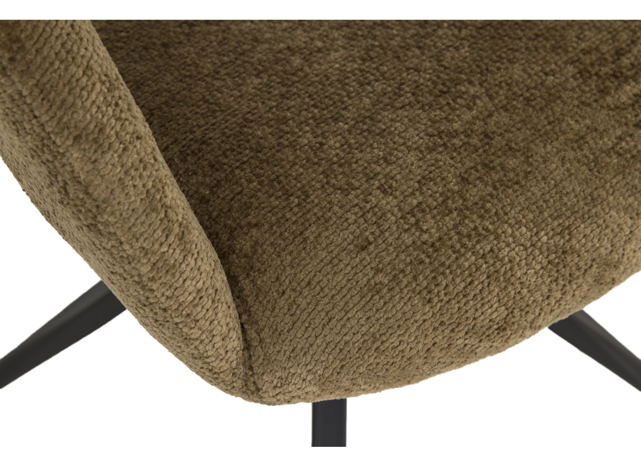 Detail - Chaise Indy 58x60x85cm - tissu - curry