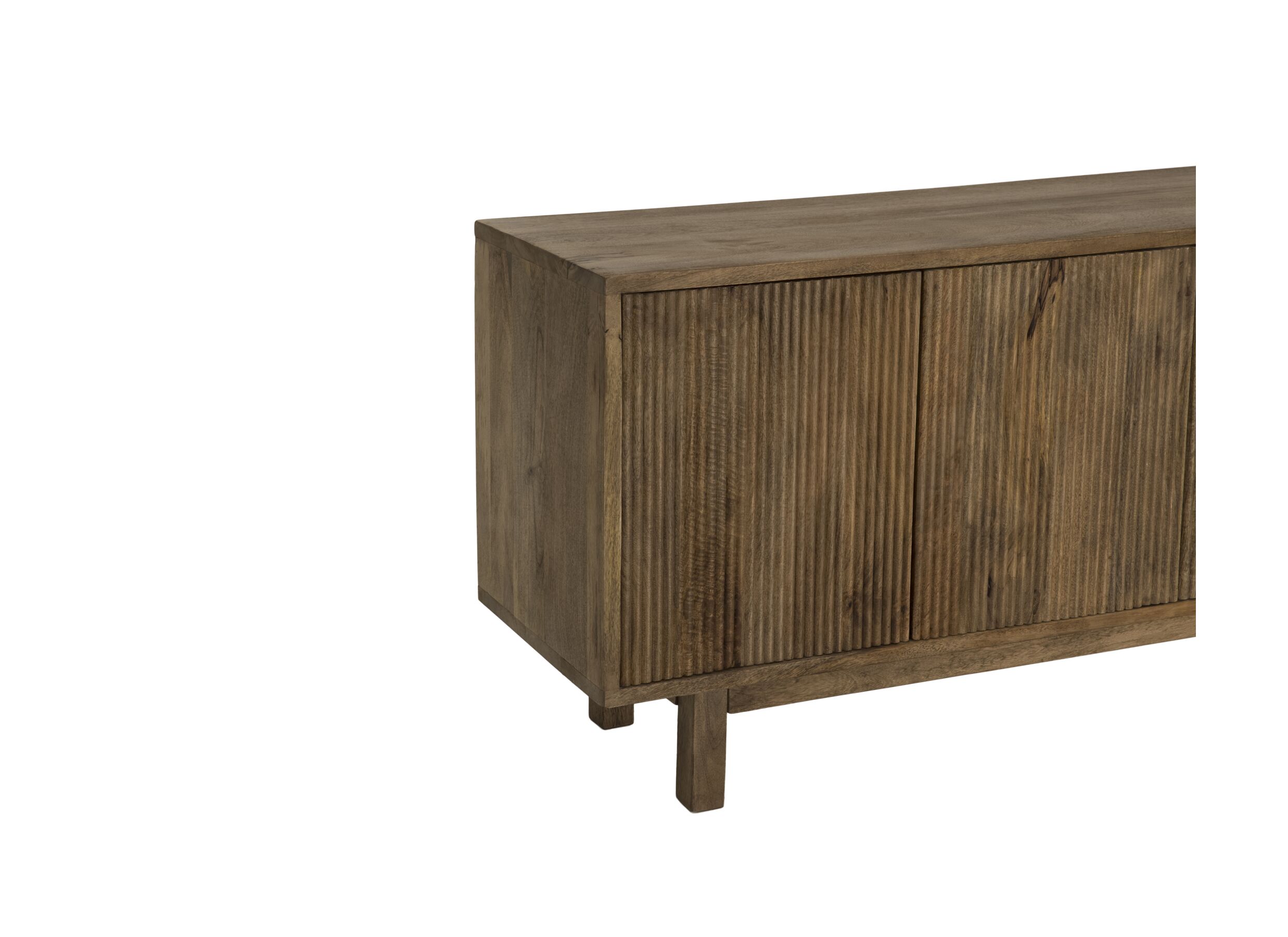 Detailfoto - Dressoir Tuxedo 180cm - mango massief - bruin