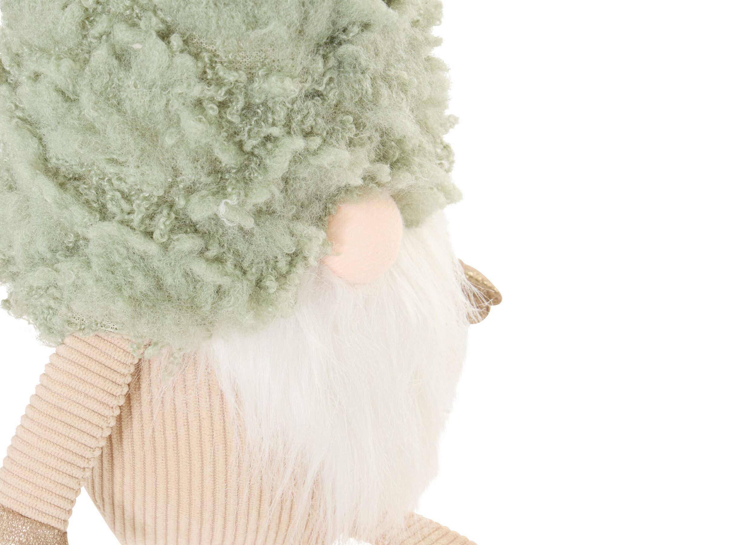 Detailfoto - Kerstdecoratie Gnoom H81cm - stof - multicolor
