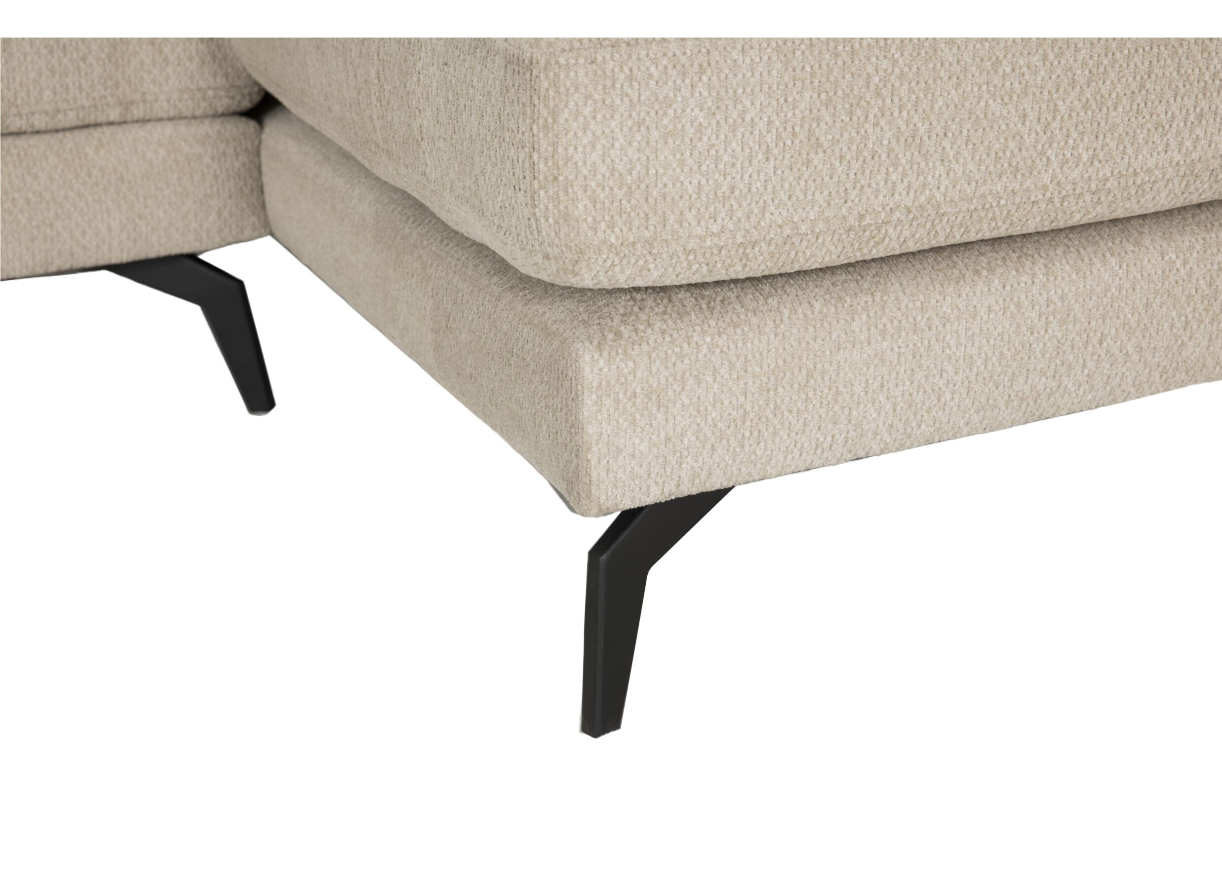 Hoeksalon Namur 293x160cm - stof - beige