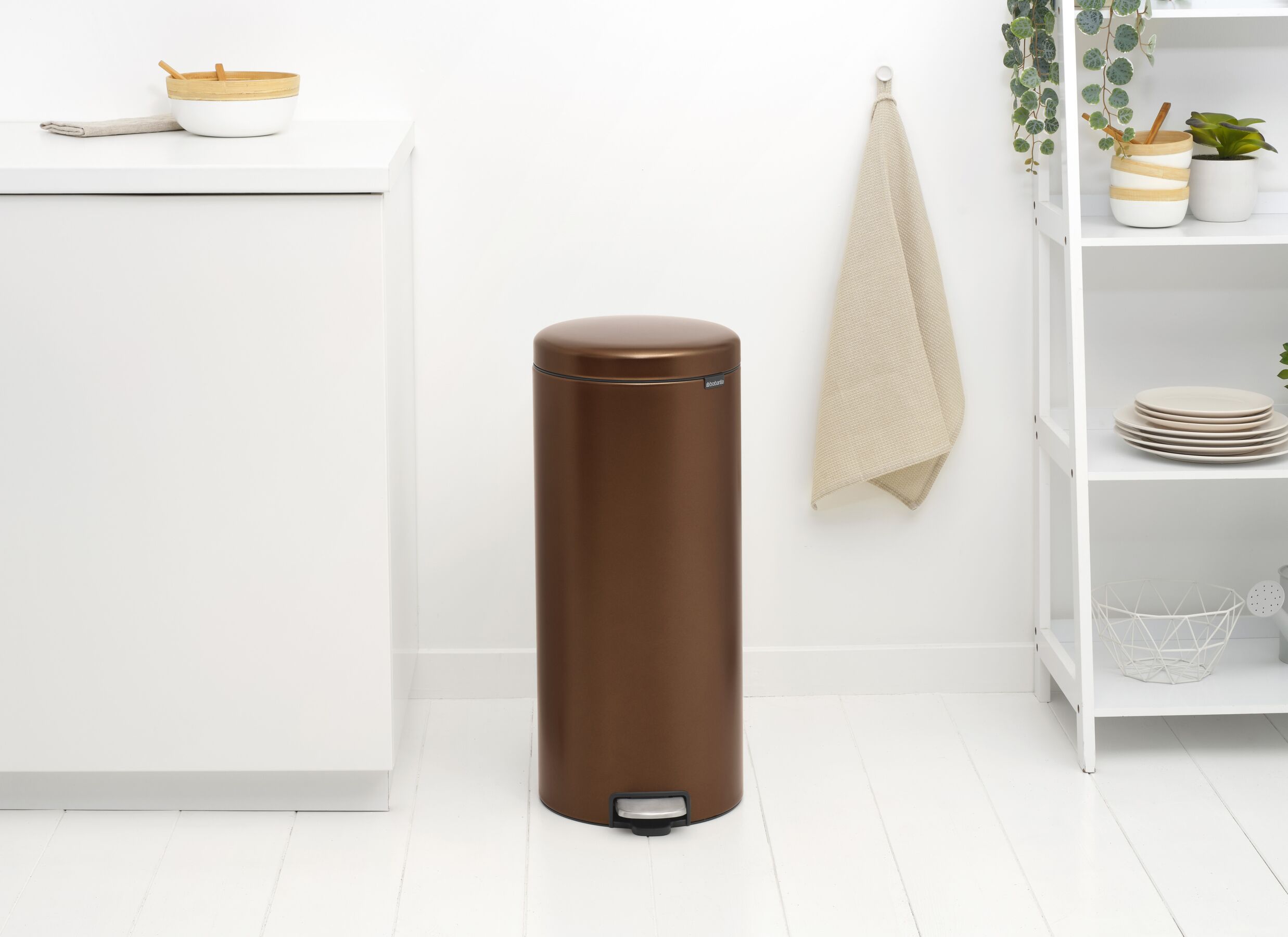 Sfeerfoto - Pedaalemmer NewIcon Brabantia - 30L - warm bronze