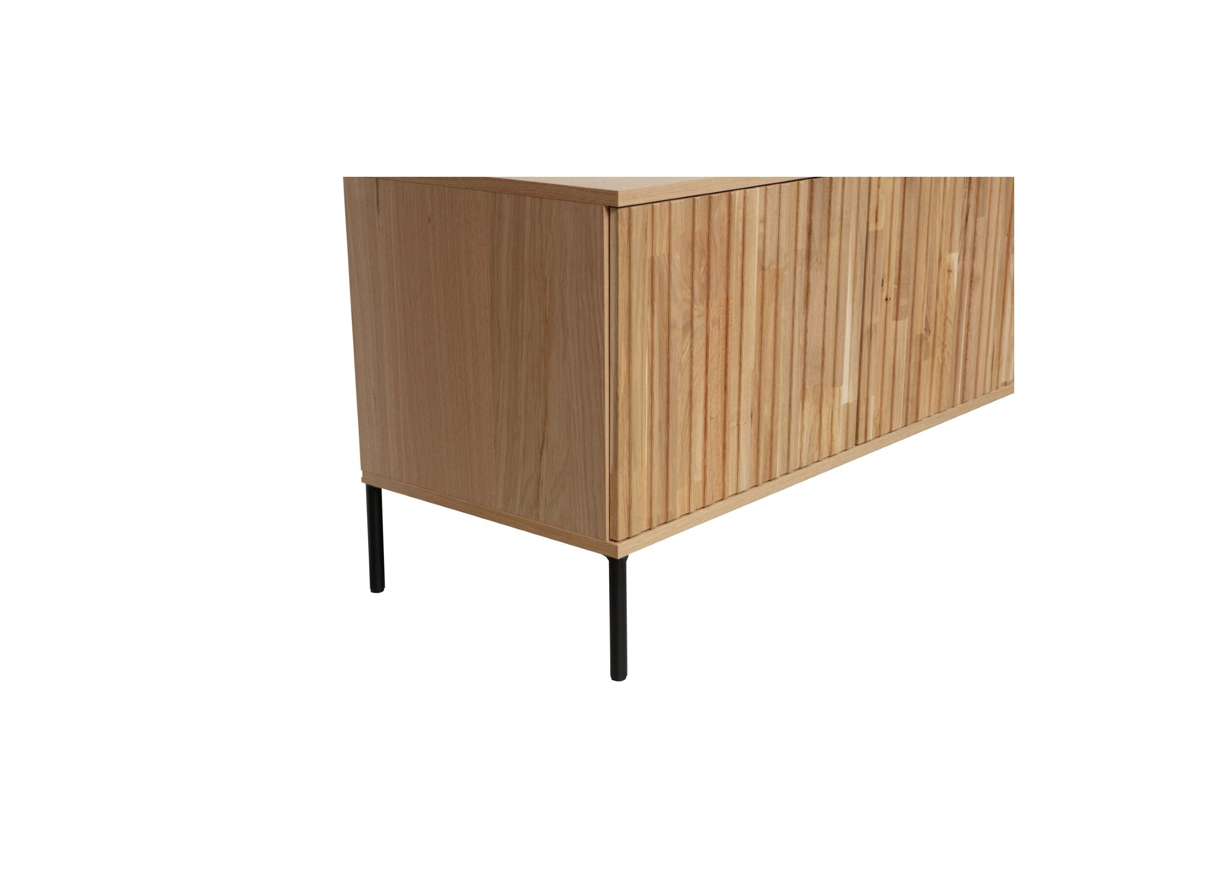 Tv-meubel New Gravure 150x44x56cm - eik fineer - naturel
