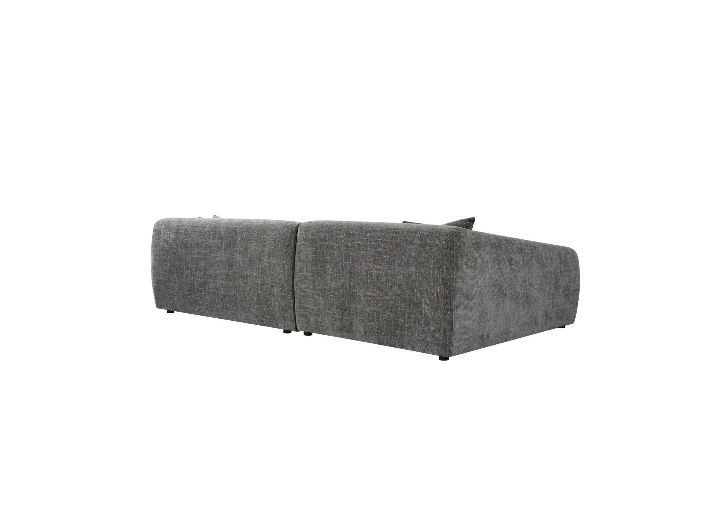 Aperçu - Canapé d'angle Maui tissu - gris