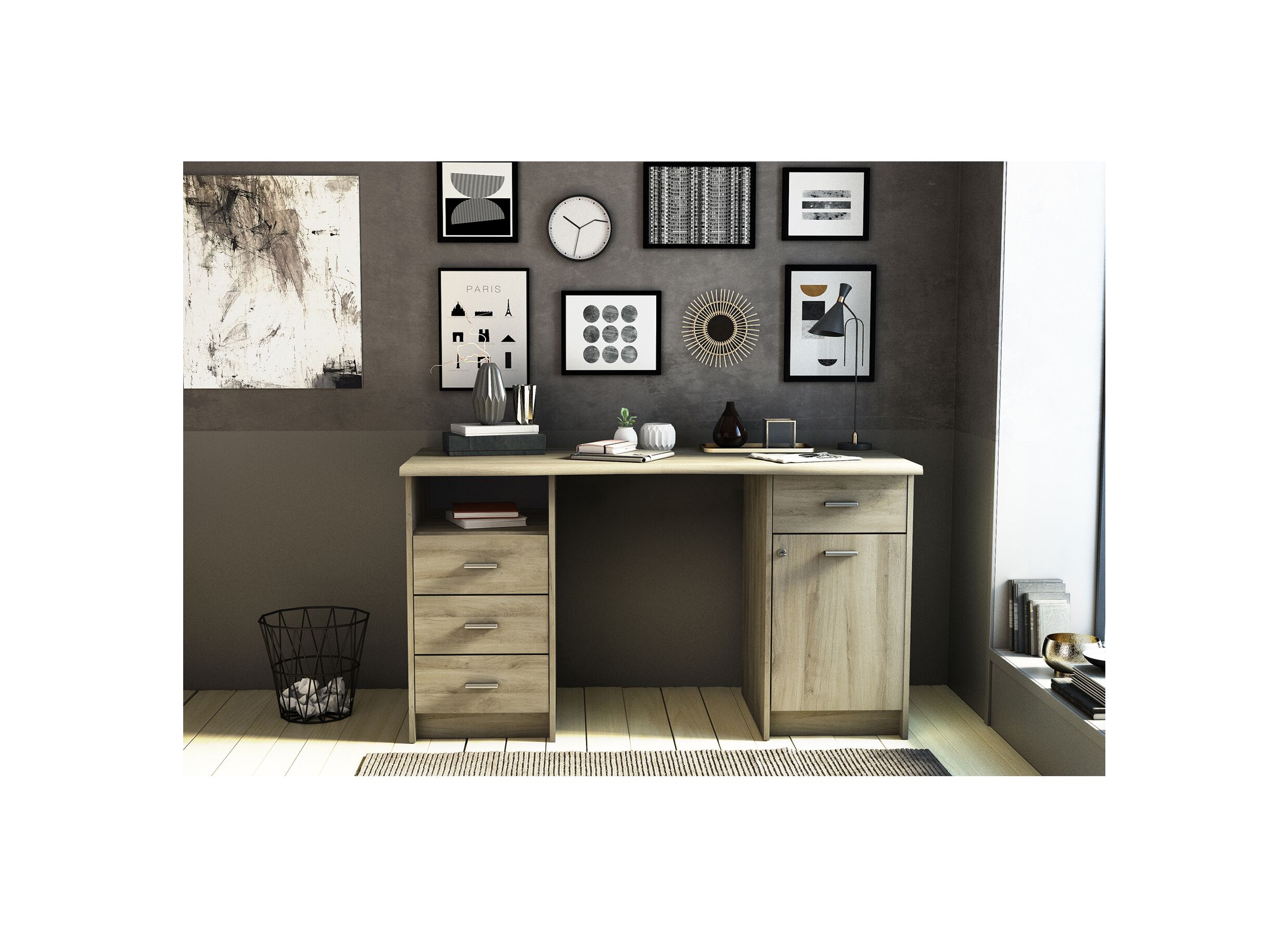 Bureau New Monaco 135x58,5x74cm