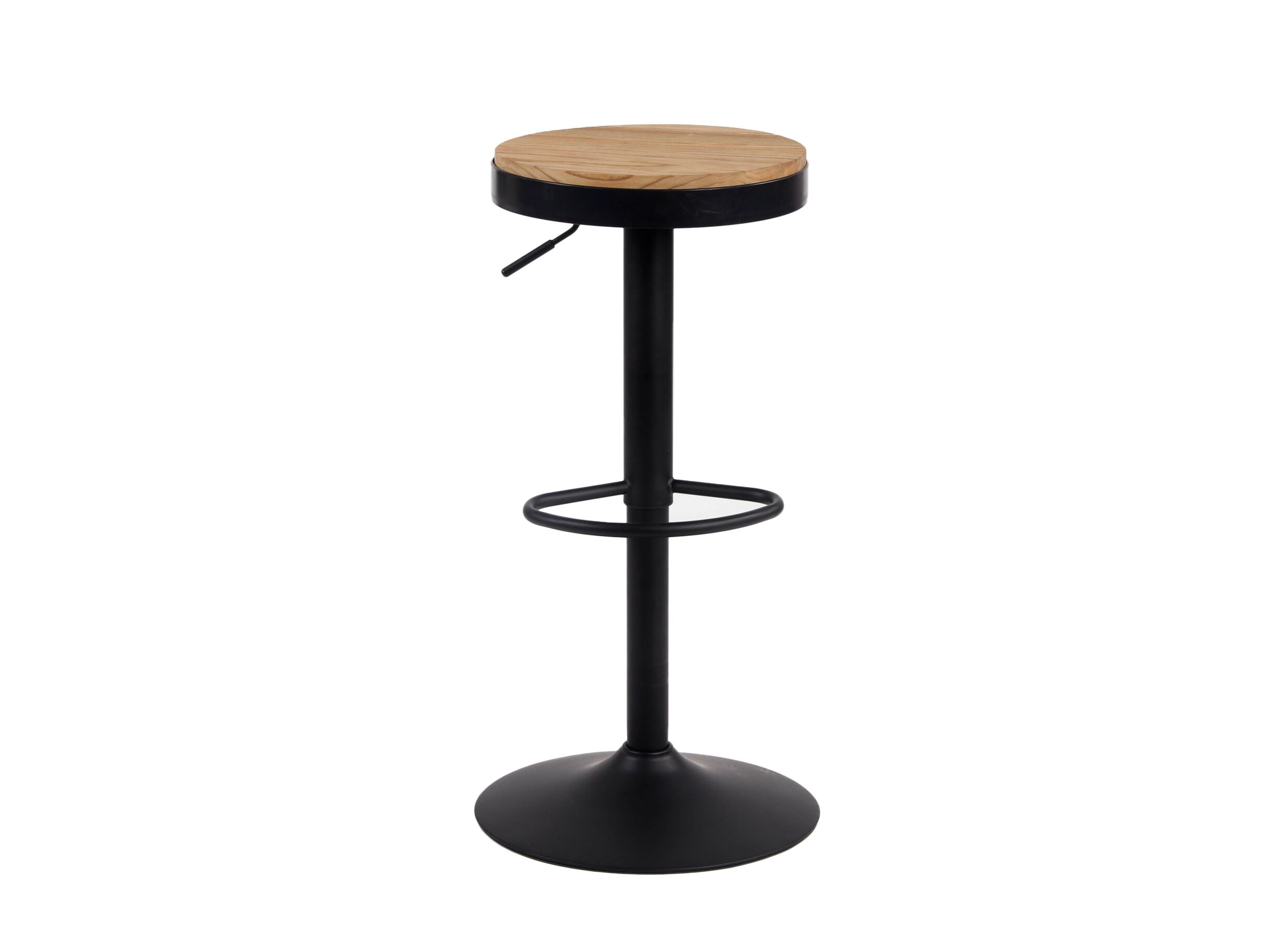 Barkruk Karma ZH59-80cm - hout - bruin/zwart