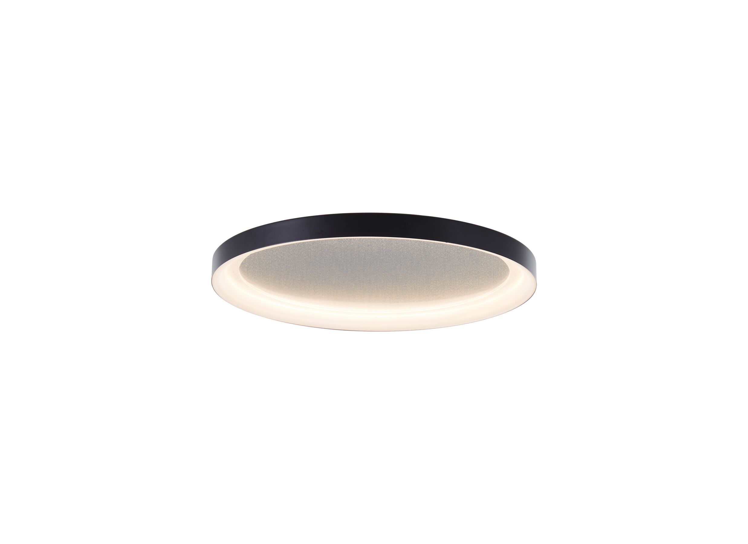 Plafondlamp Quito Ø42cm - kunststof - zwart - Plafonnier Quito Ø42cm - plastique - noir