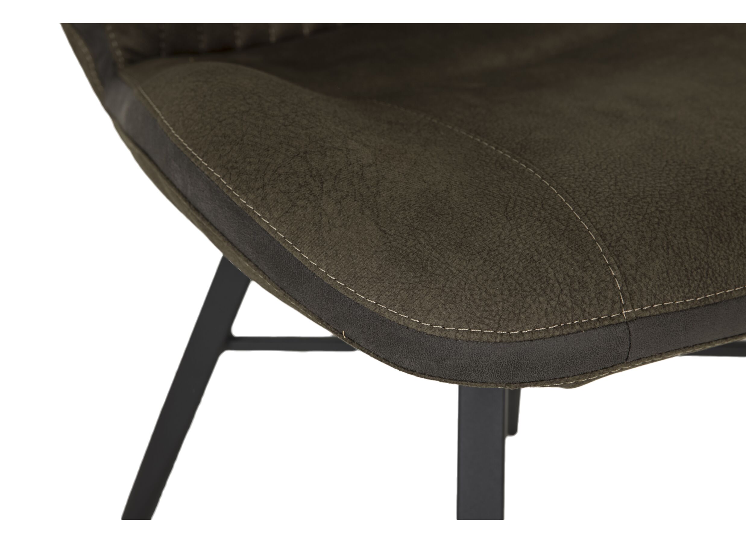 Detailfoto - Stoel Mace 50,5x61x87cm - stof - zorro moss
