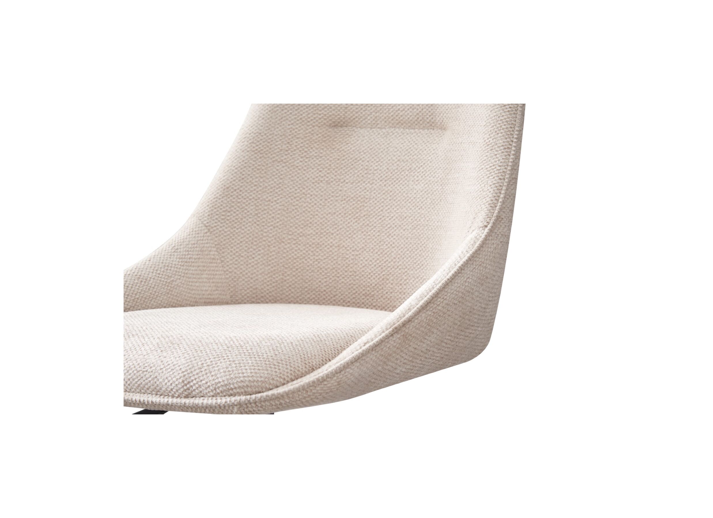 Chaise de bureau Apex 49x68x90cm - tissu - beige