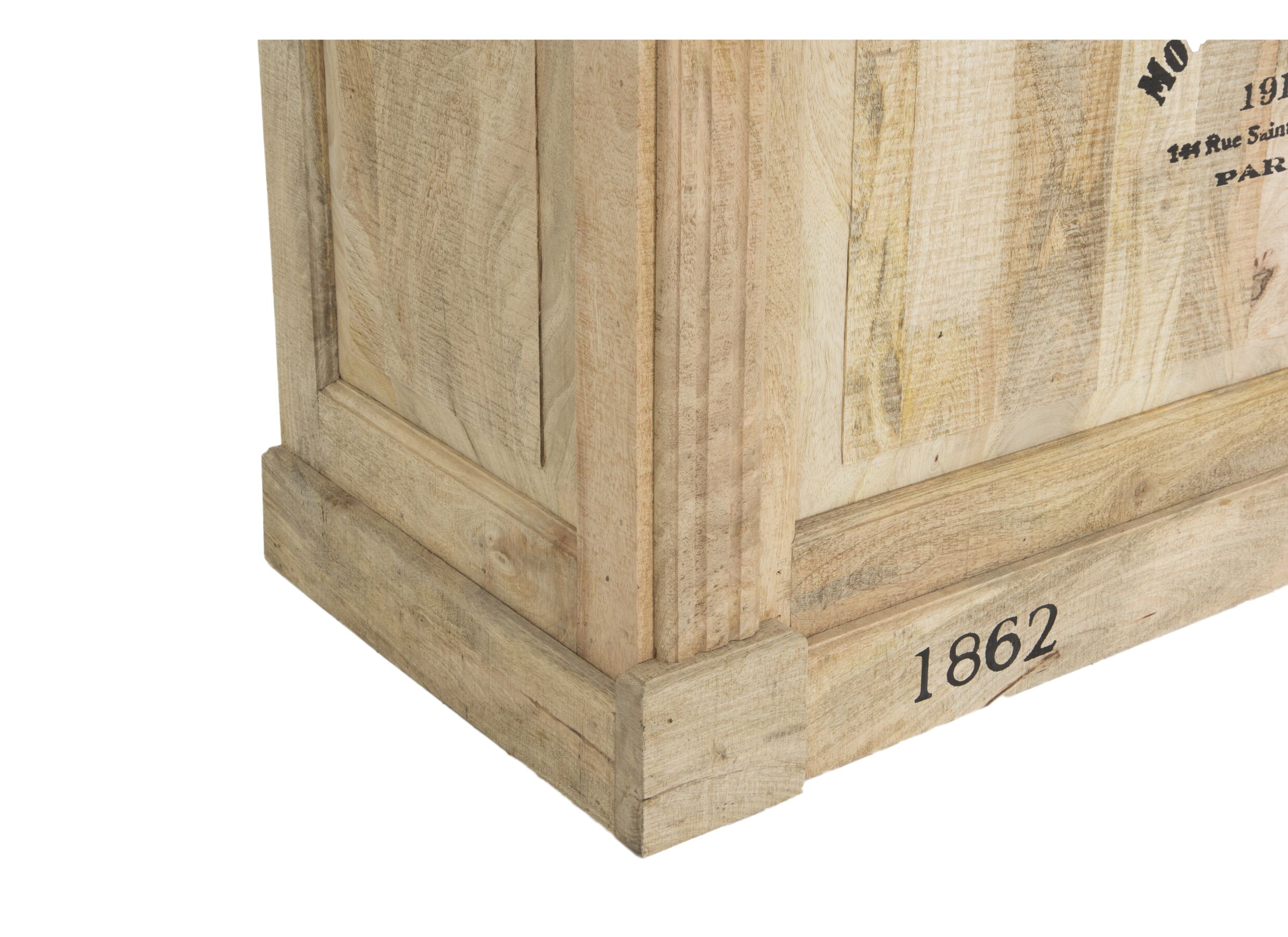 Barkast Djinn 120cm - mango massief - naturel
