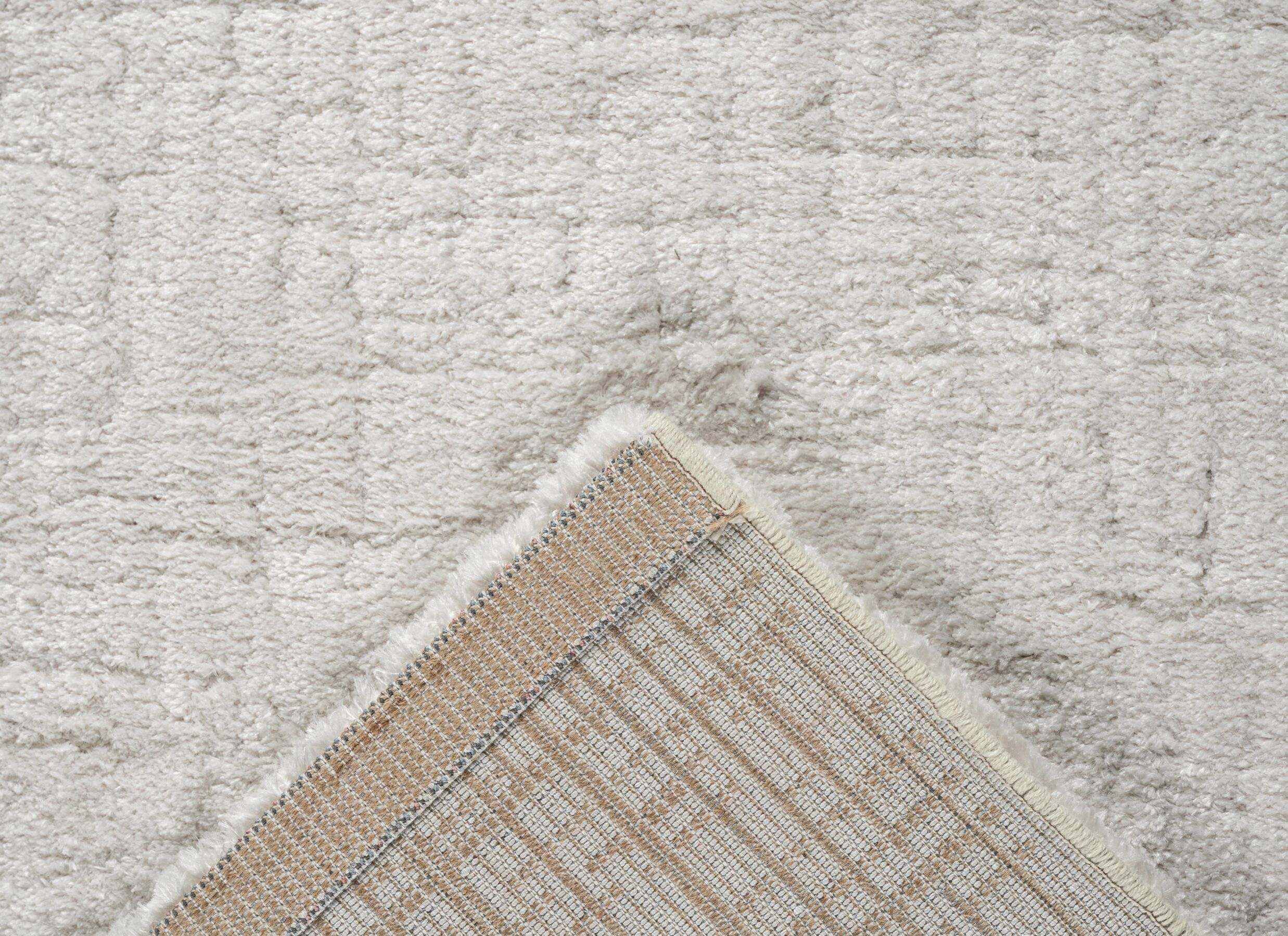 Detailfoto - Tapijt Madagaskar 200x290cm - polyester - wit