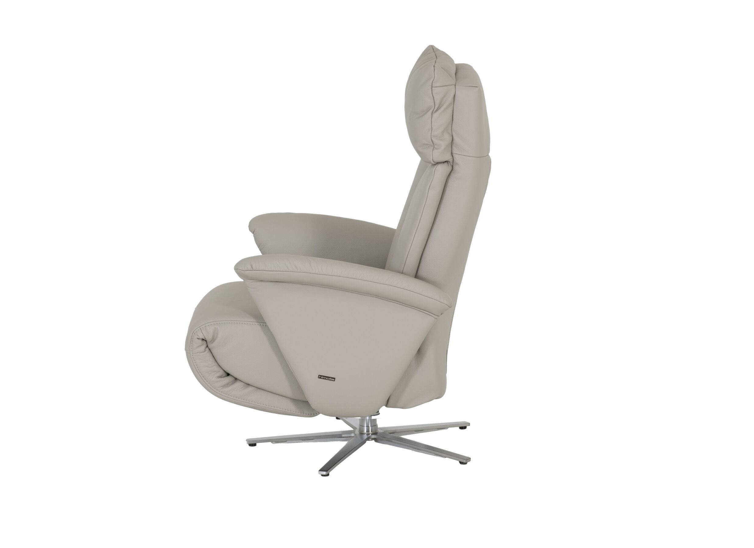 Relaxzetel 7804 elektrisch leder grijs