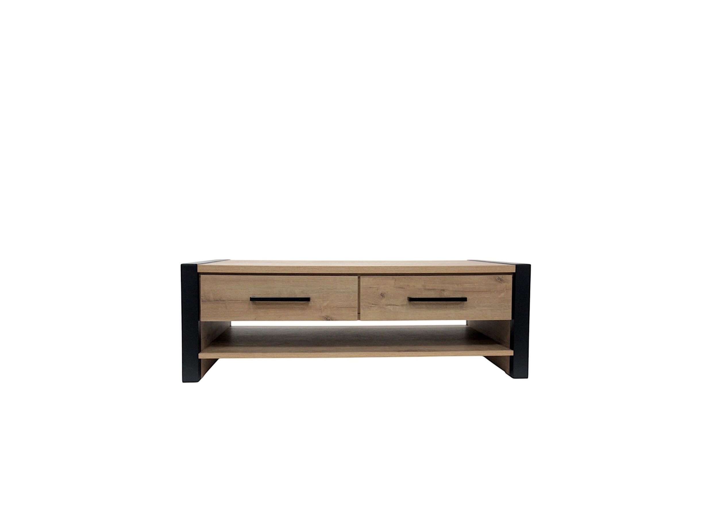 Plus Important - Meuble TV Dexter 130x65x45cm - décor chêne - naturel