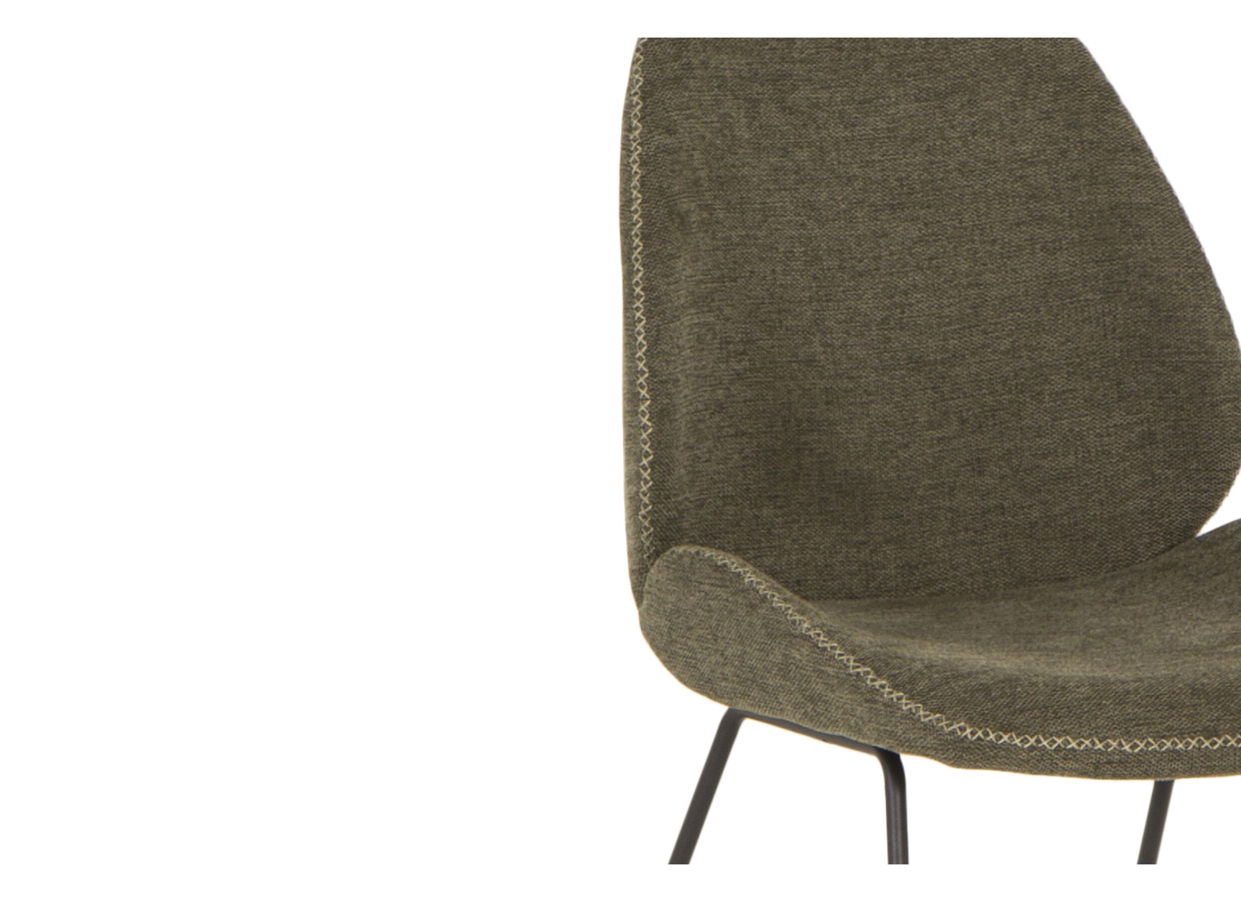 Detail - Chaise Patti 49x53x87cm - tissu - vert