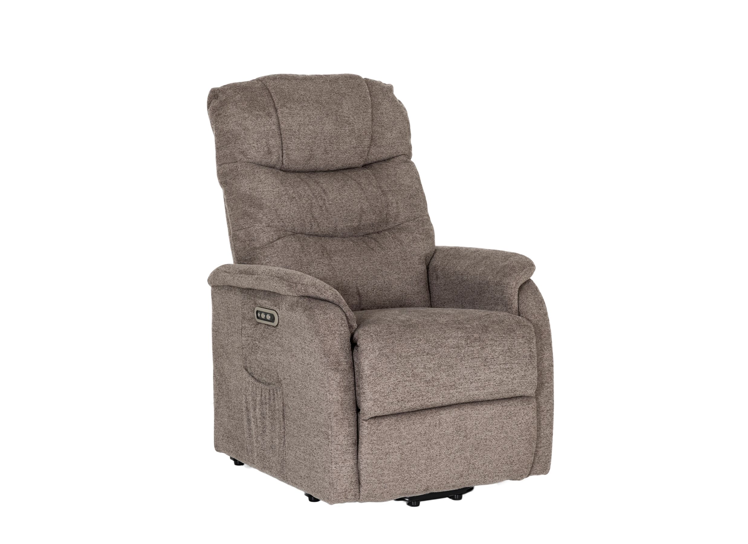 Plus Important - Fauteuil relax Estate électrique - tissu - taupe
