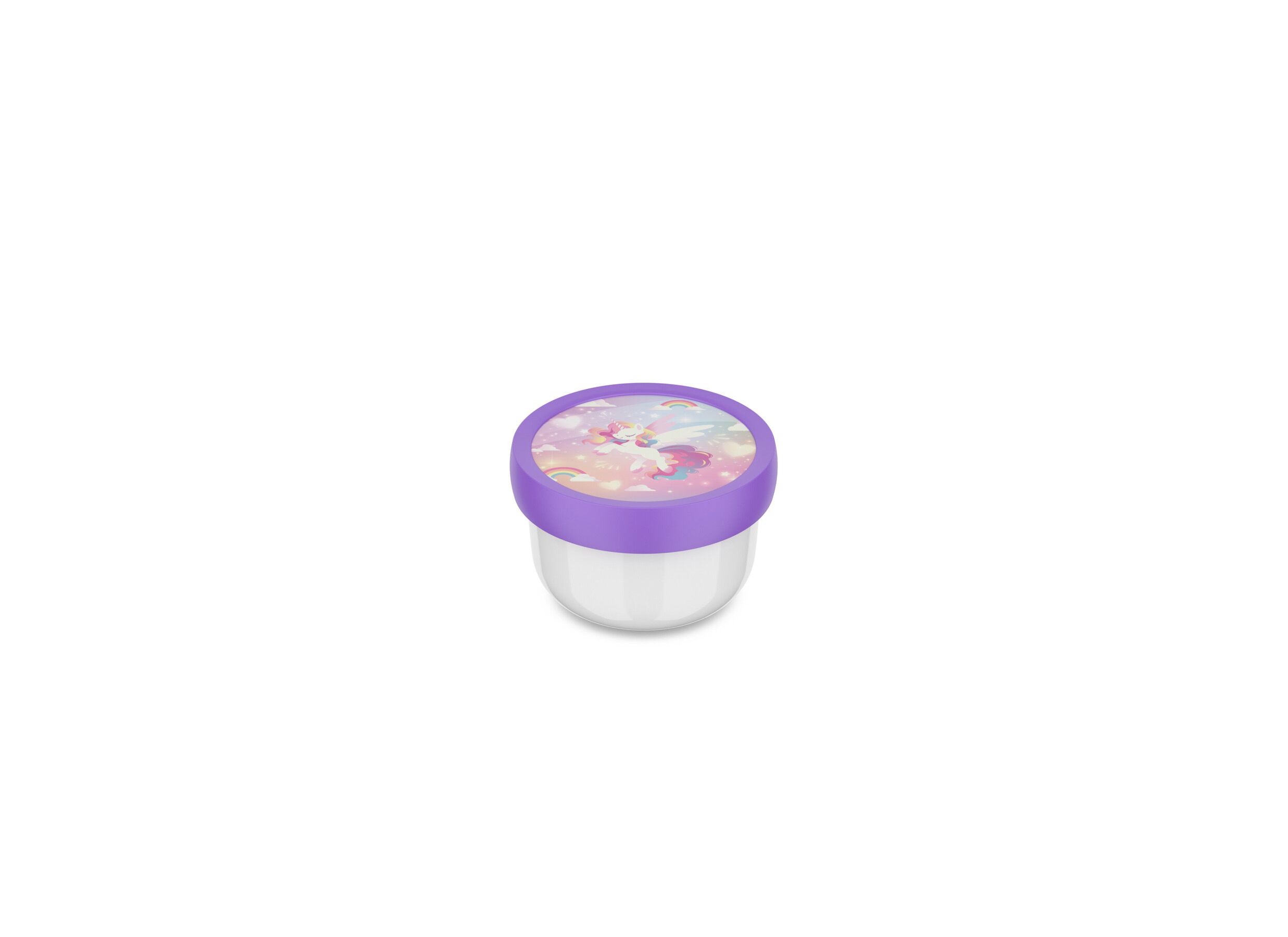 Fruitdoos Campus 300ml - kunststof - unicorn glow - Fruitdoos Campus 300ml - kunststof - unicorn glow