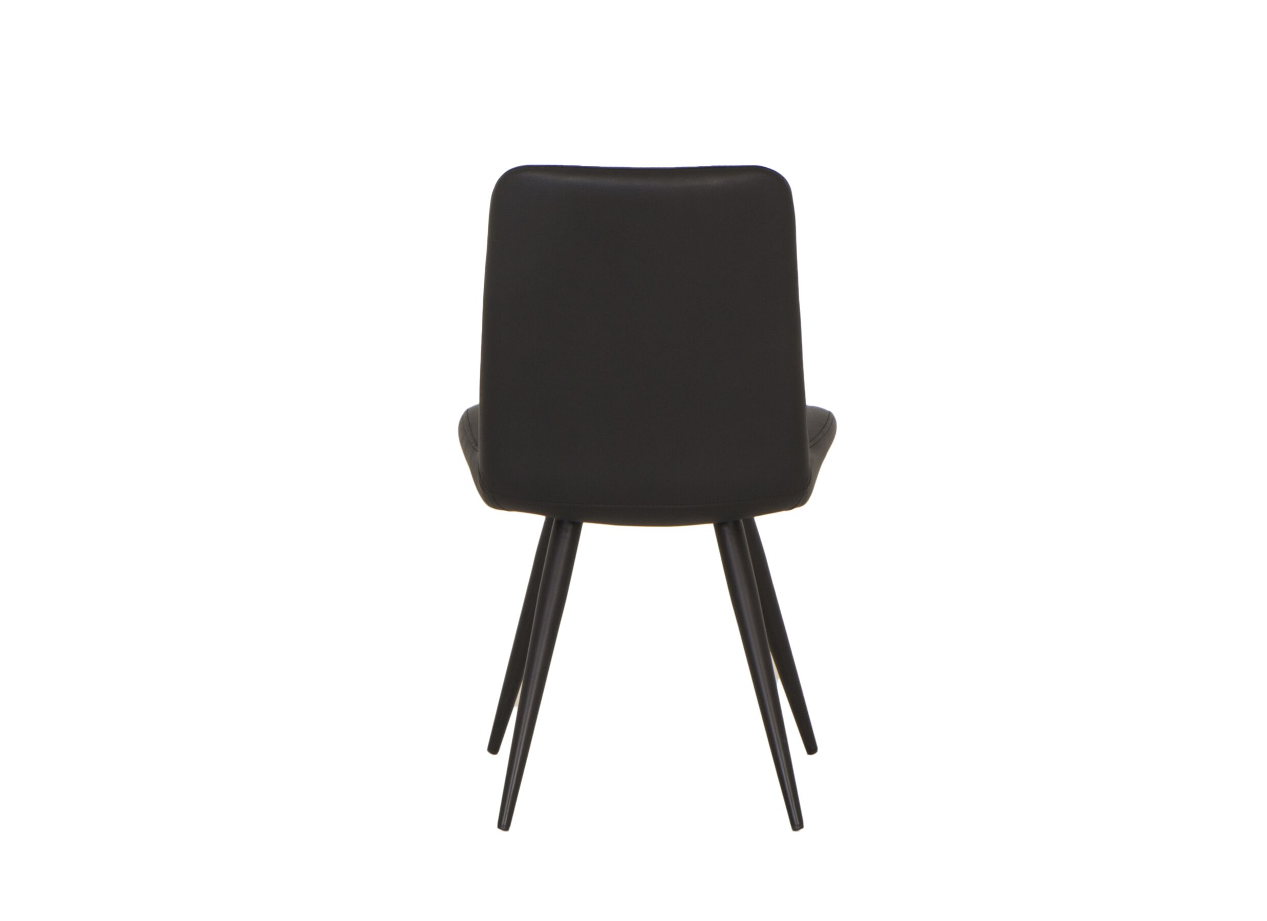 Detail - Chaise Yack 49x63x87,5cm - similicuir/acier - noir