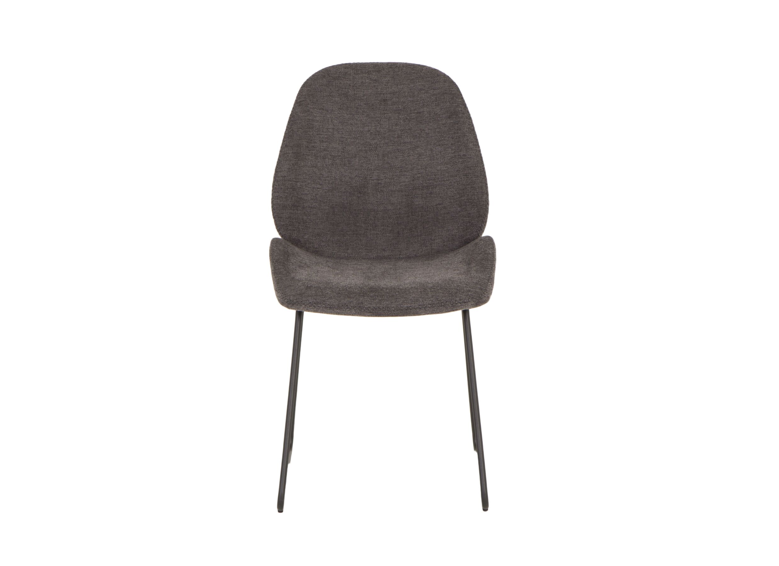 Chaise Patti 49x53x87cm - tissu - anthracite